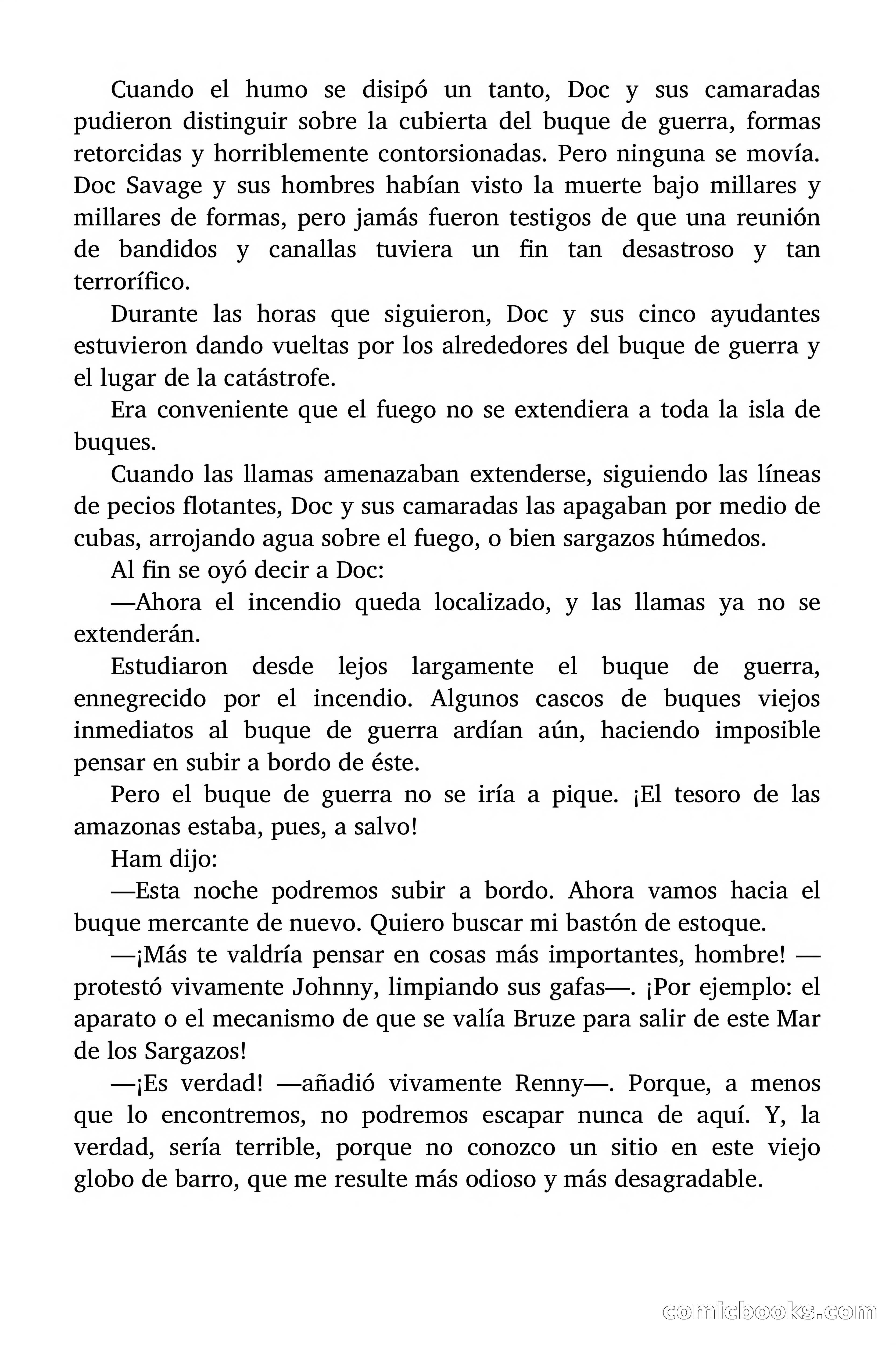 Doc Savage: El ogro del mar de los Sargazos — page 200 of 206