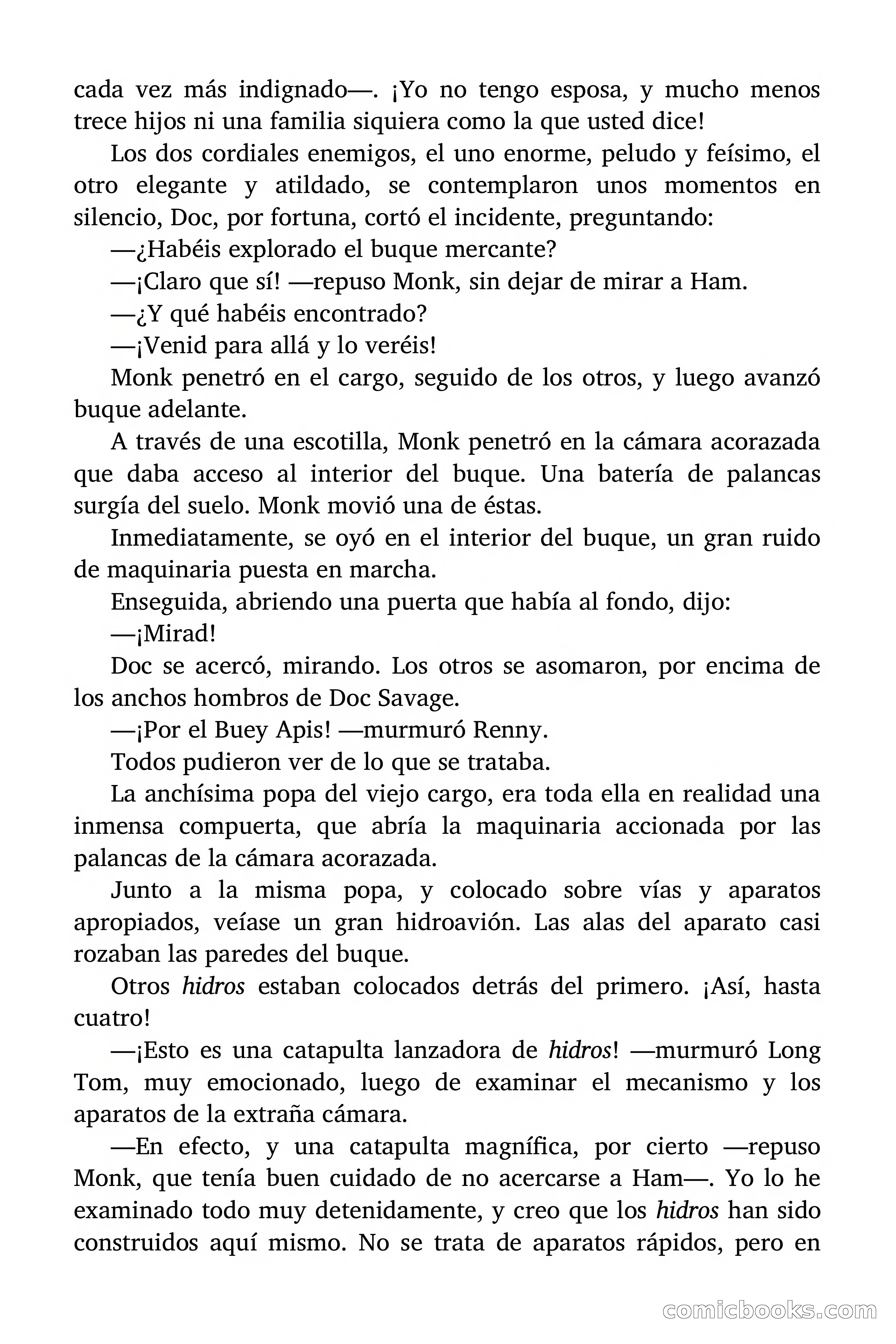 Doc Savage: El ogro del mar de los Sargazos — page 202 of 206
