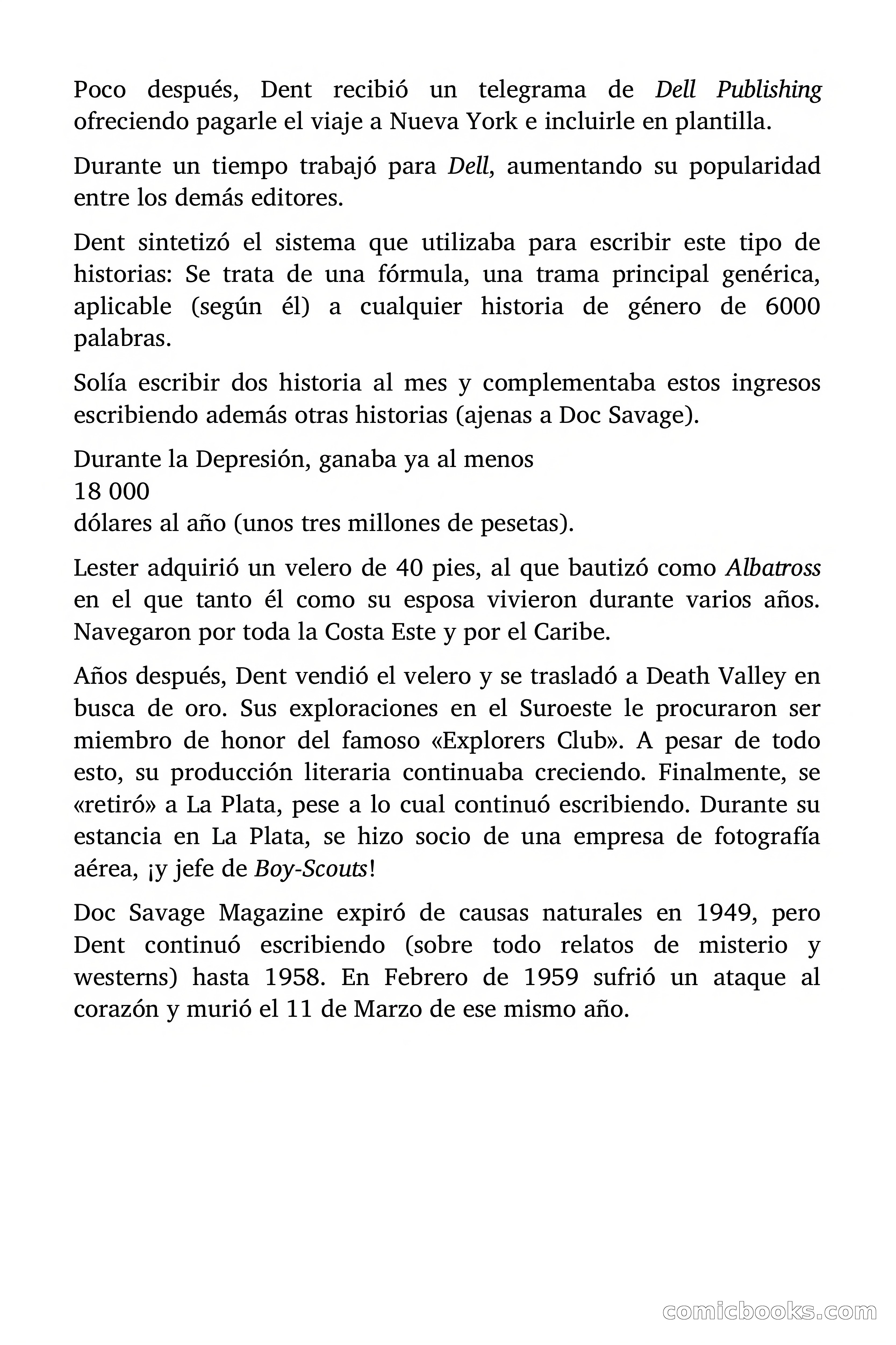 Doc Savage: El ogro del mar de los Sargazos — page 206 of 206