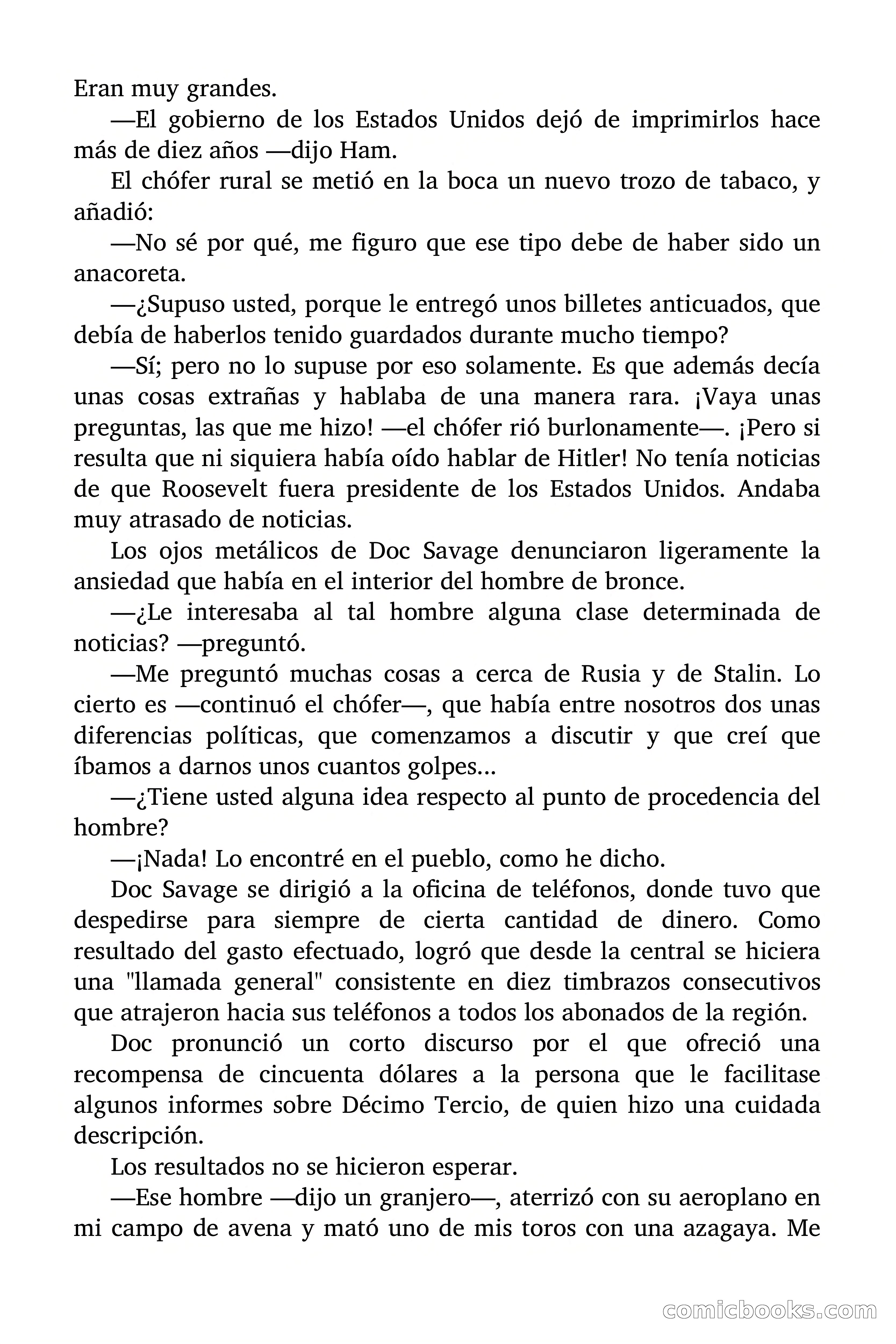 Doc Savage: El Otro Mundo — page 38 of 136