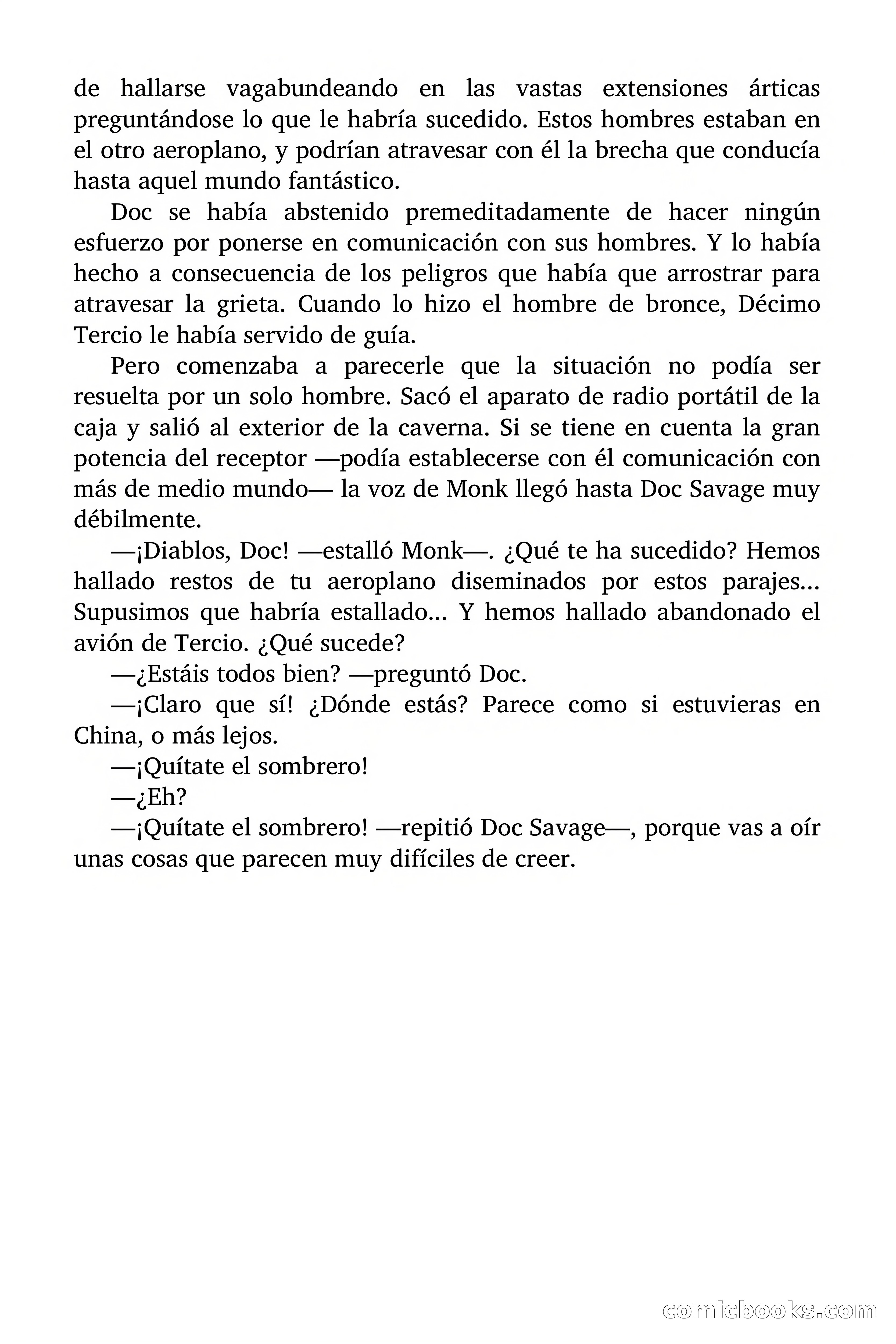 Doc Savage: El Otro Mundo — page 109 of 136