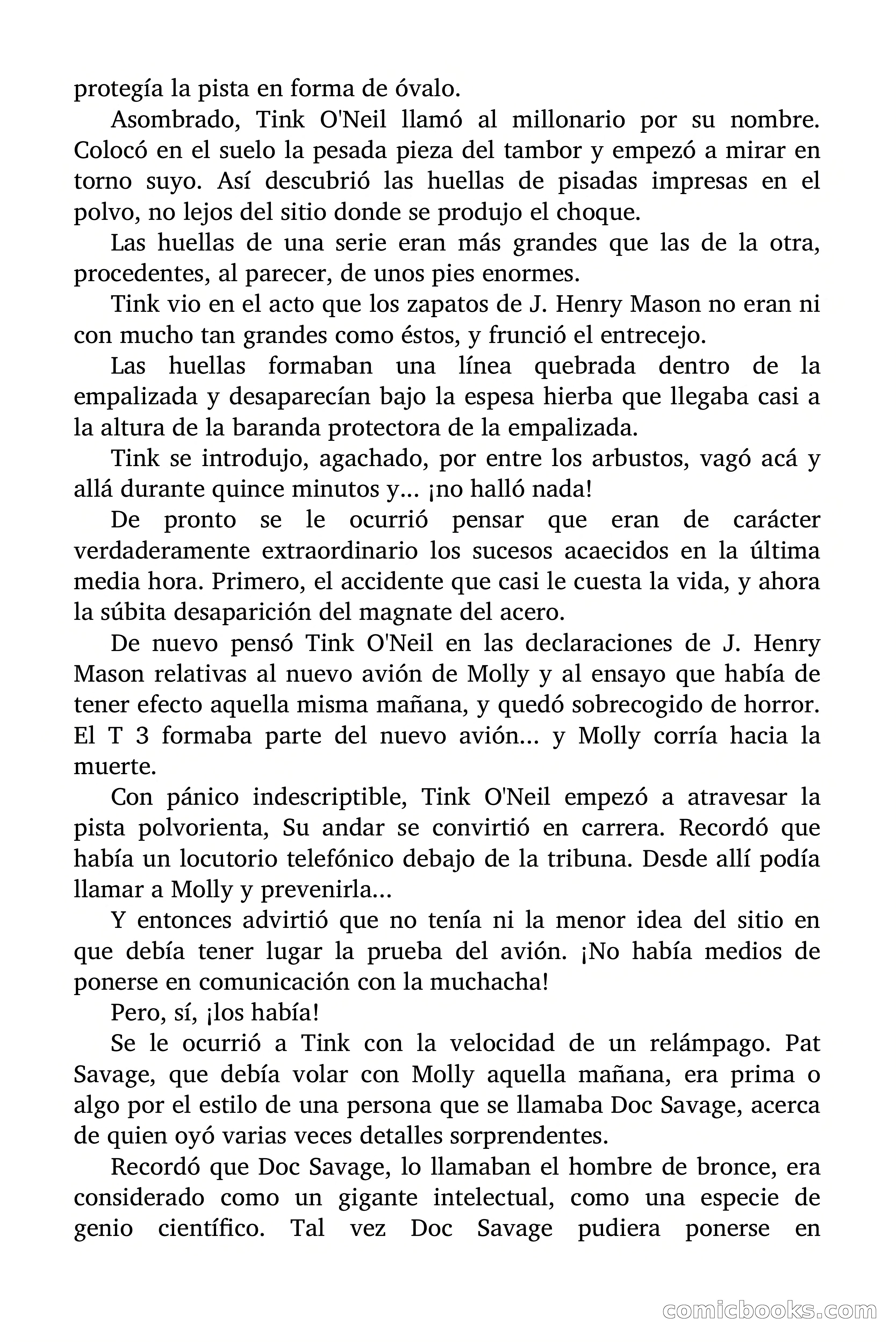 Doc Savage: Los Hombres Moteados — page 8 of 122