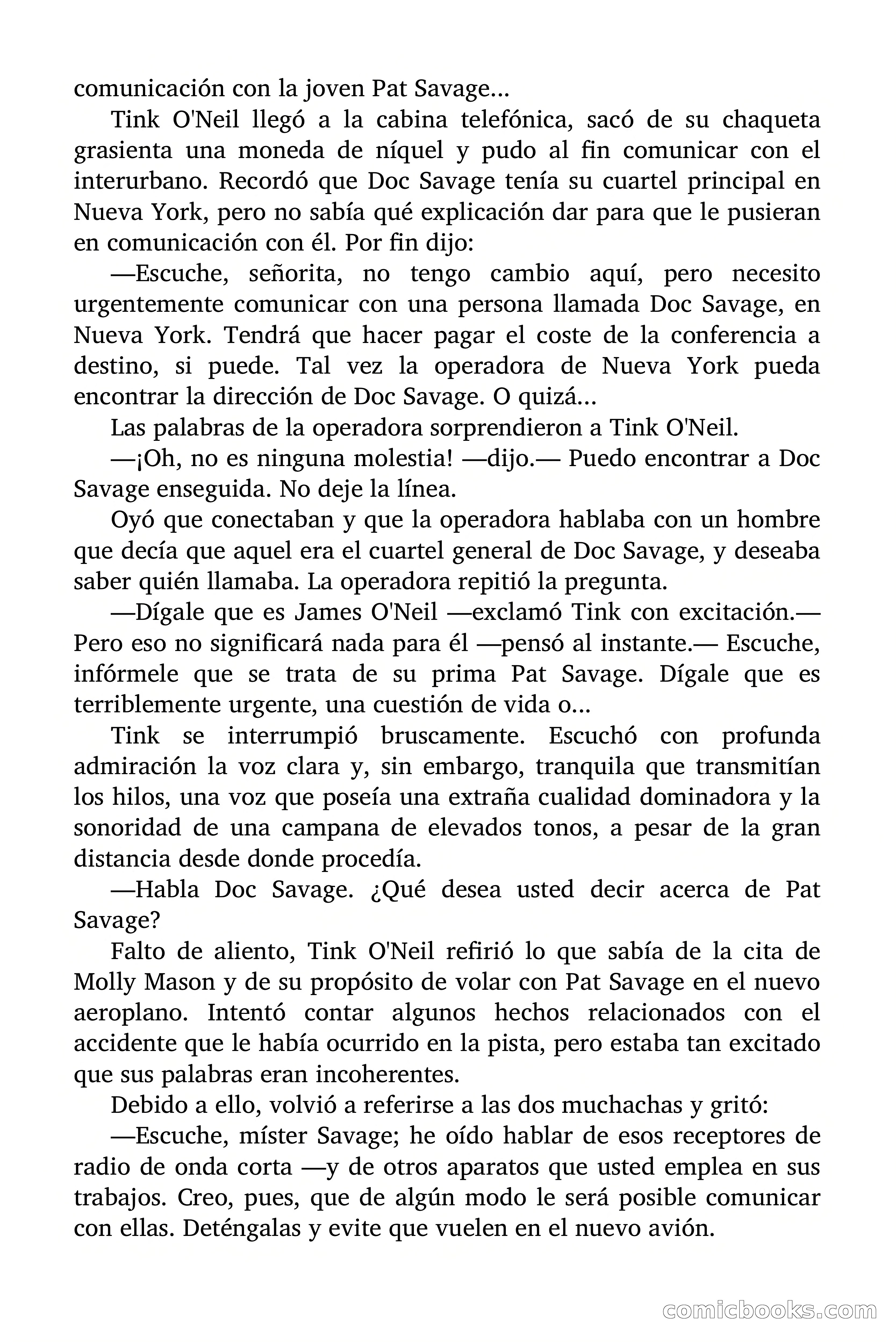 Doc Savage: Los Hombres Moteados — page 9 of 122