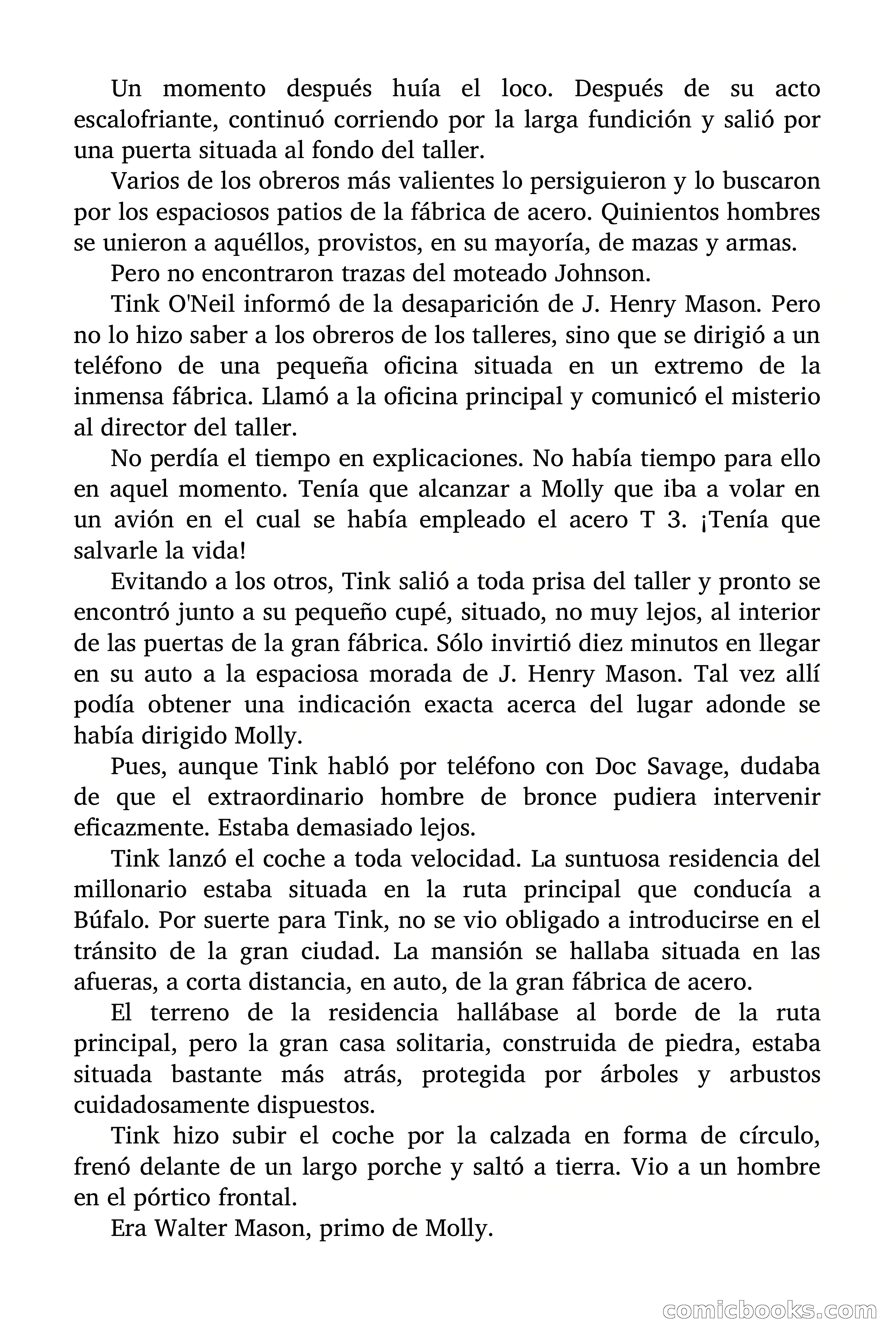 Doc Savage: Los Hombres Moteados — page 17 of 122