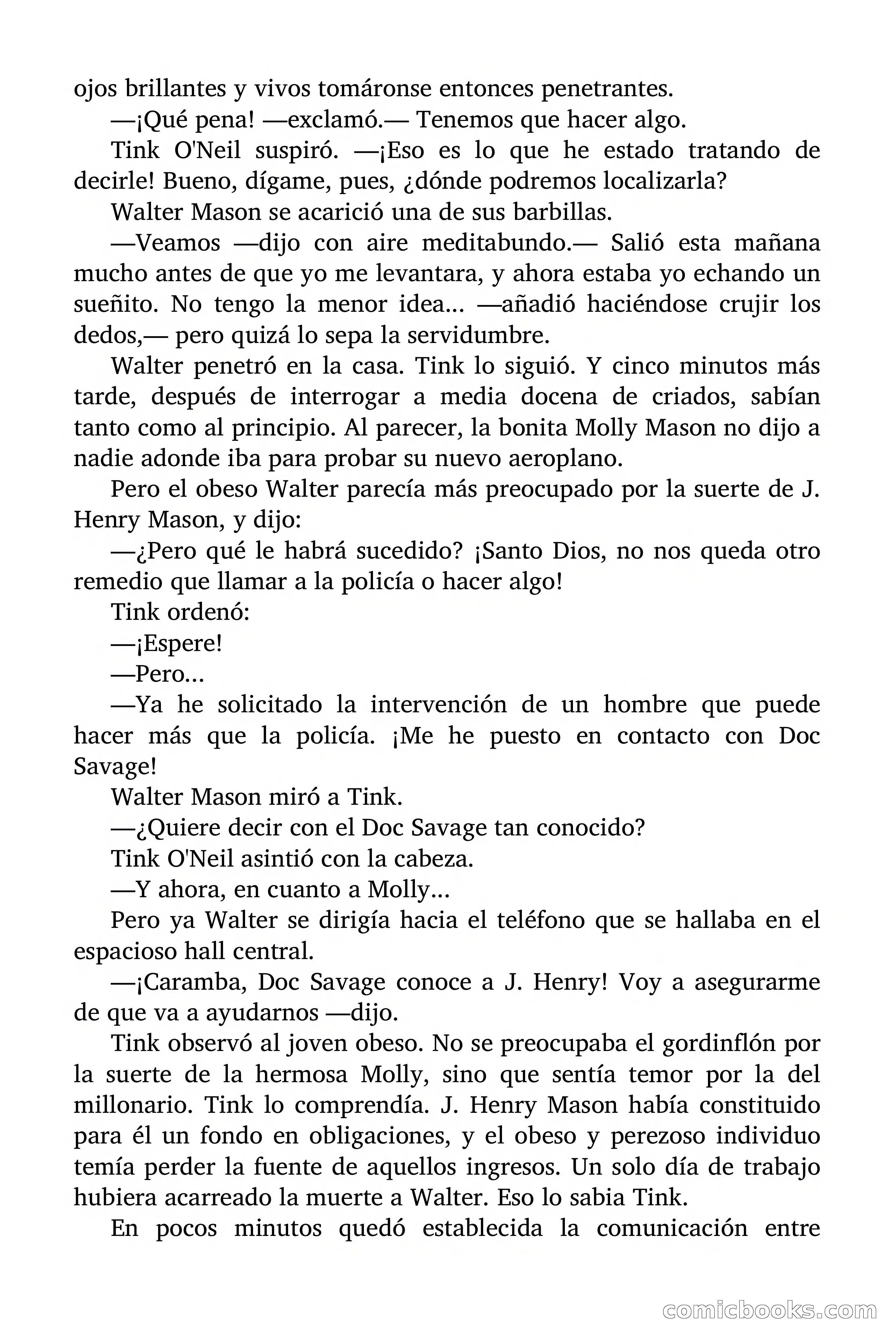 Doc Savage: Los Hombres Moteados — page 19 of 122