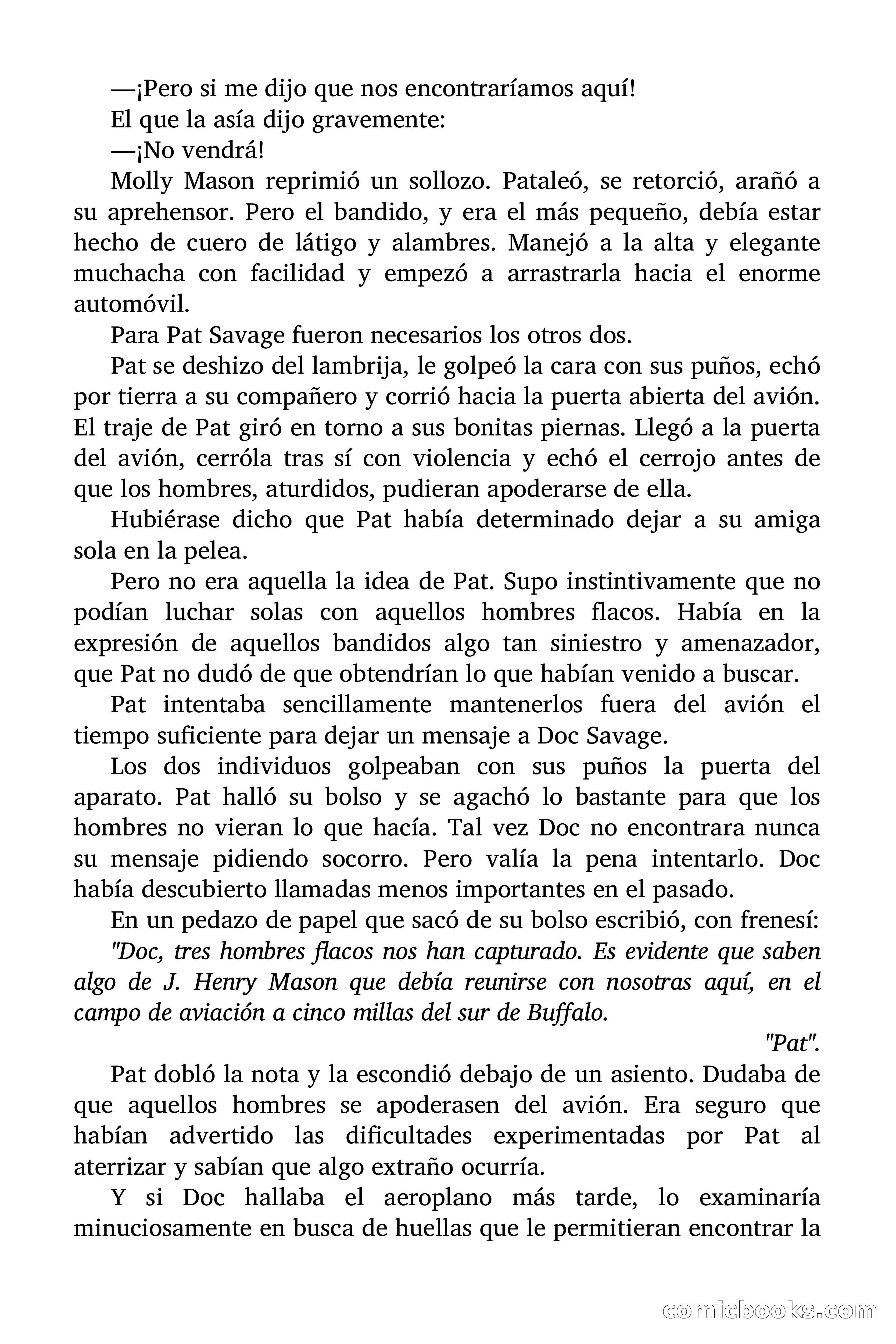Doc Savage: Los Hombres Moteados — page 30 of 122