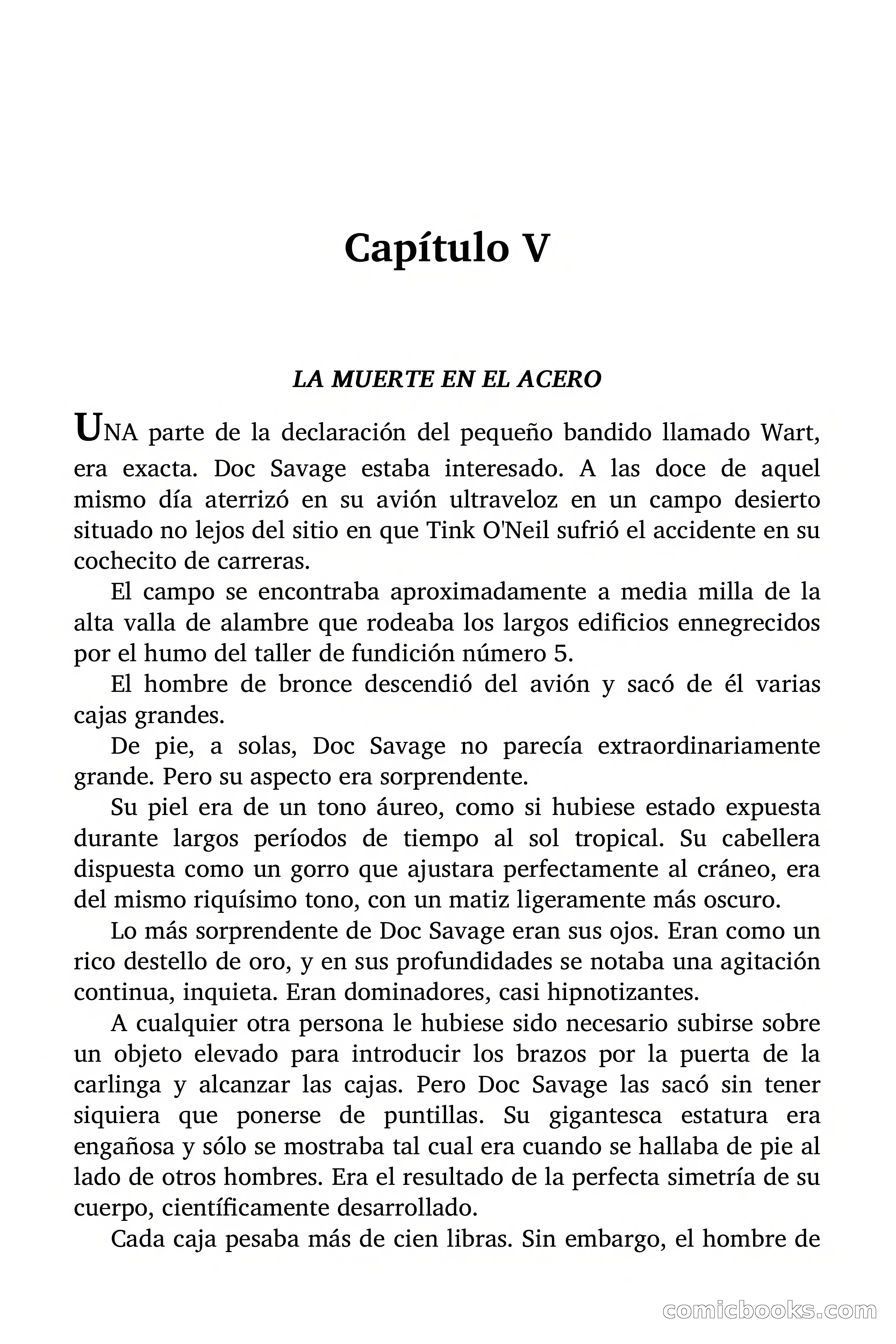 Doc Savage: Los Hombres Moteados — page 33 of 122