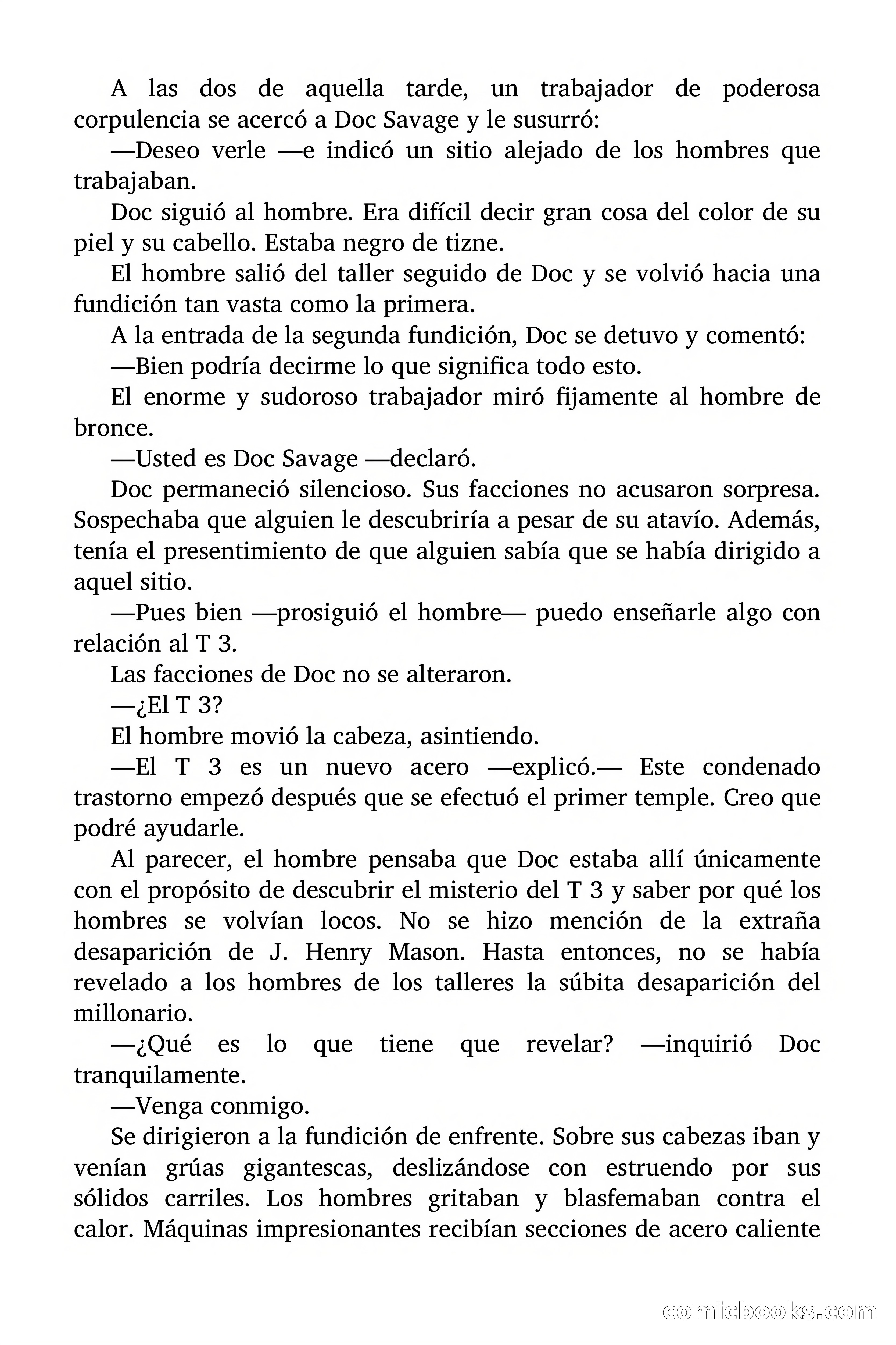 Doc Savage: Los Hombres Moteados — page 36 of 122