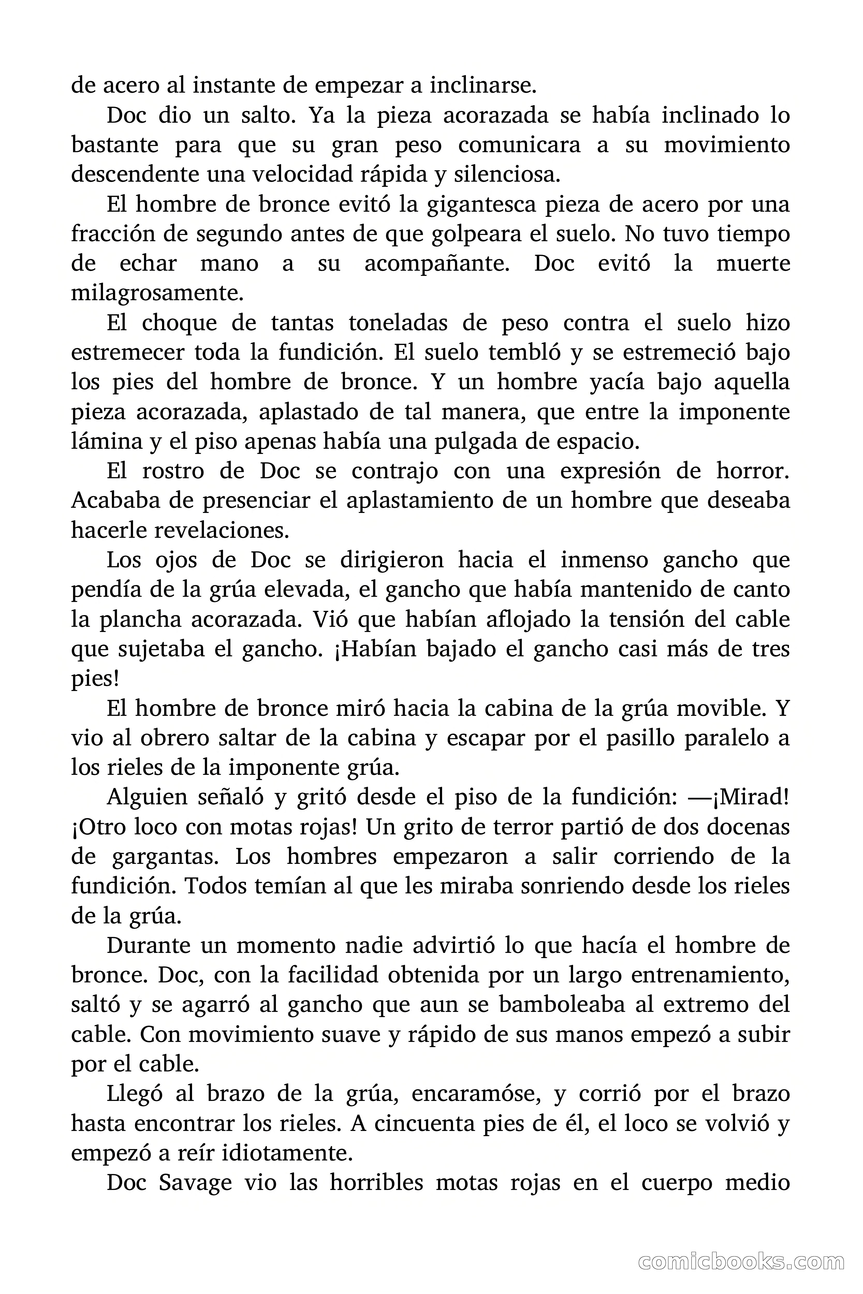 Doc Savage: Los Hombres Moteados — page 38 of 122