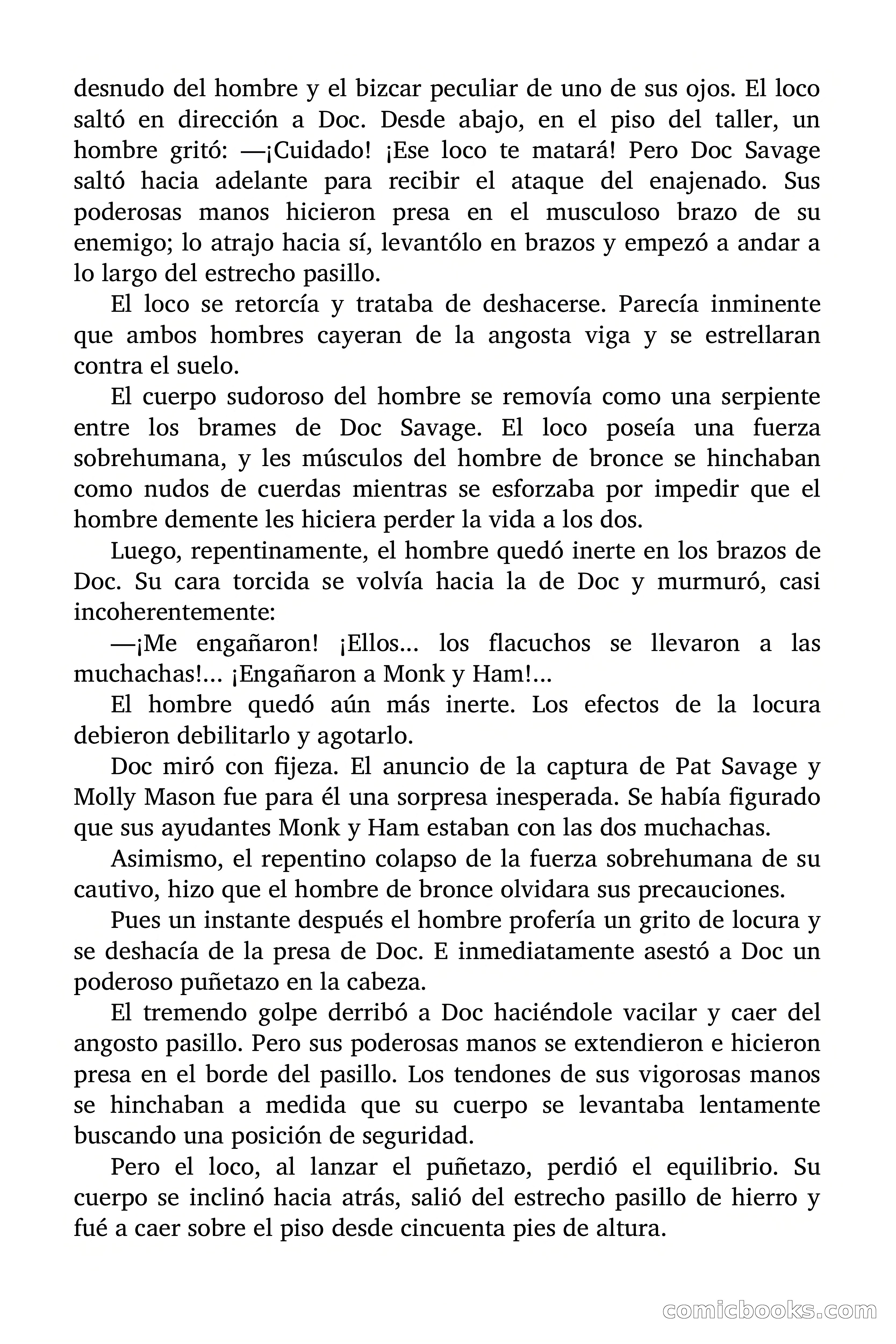 Doc Savage: Los Hombres Moteados — page 39 of 122