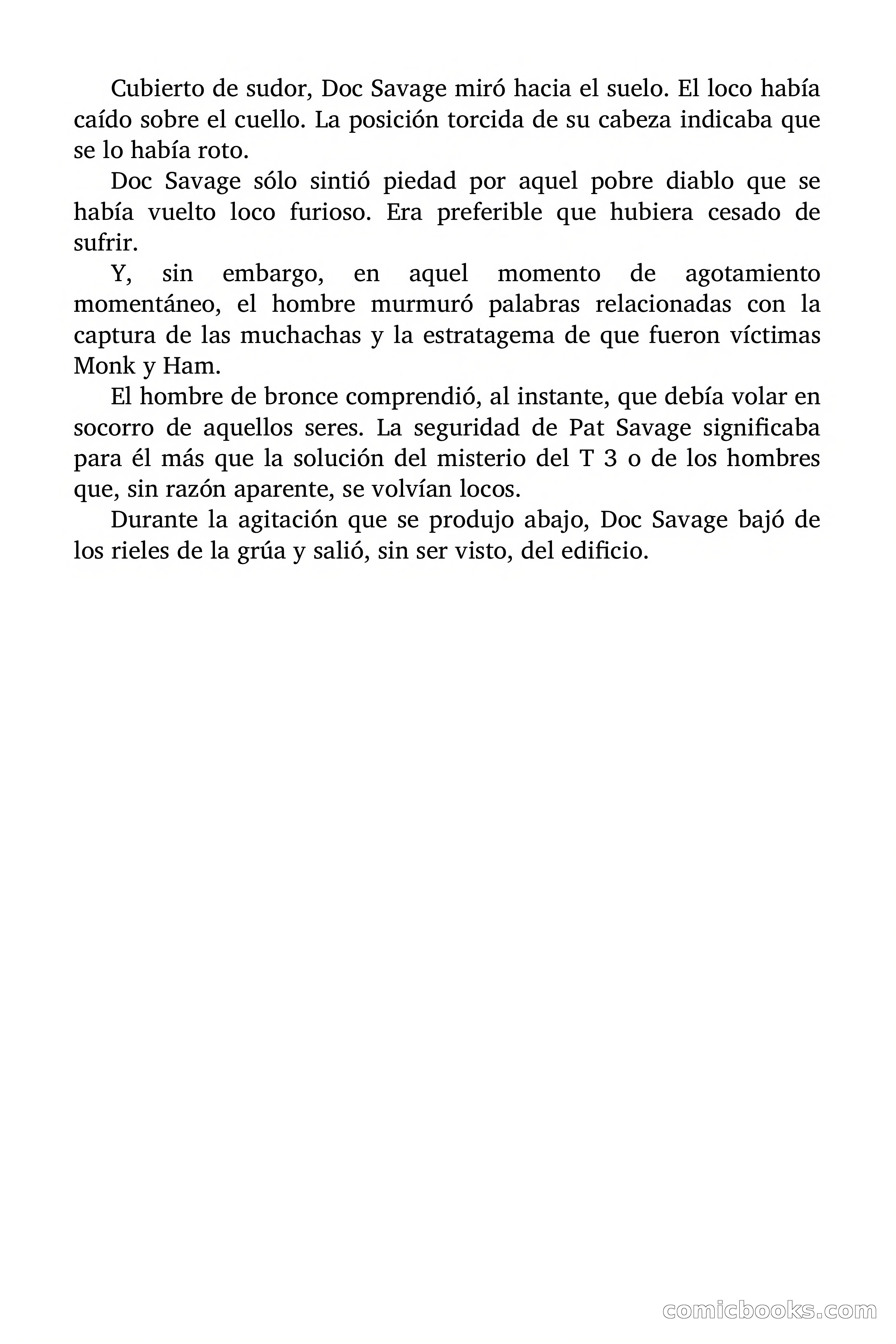 Doc Savage: Los Hombres Moteados — page 40 of 122