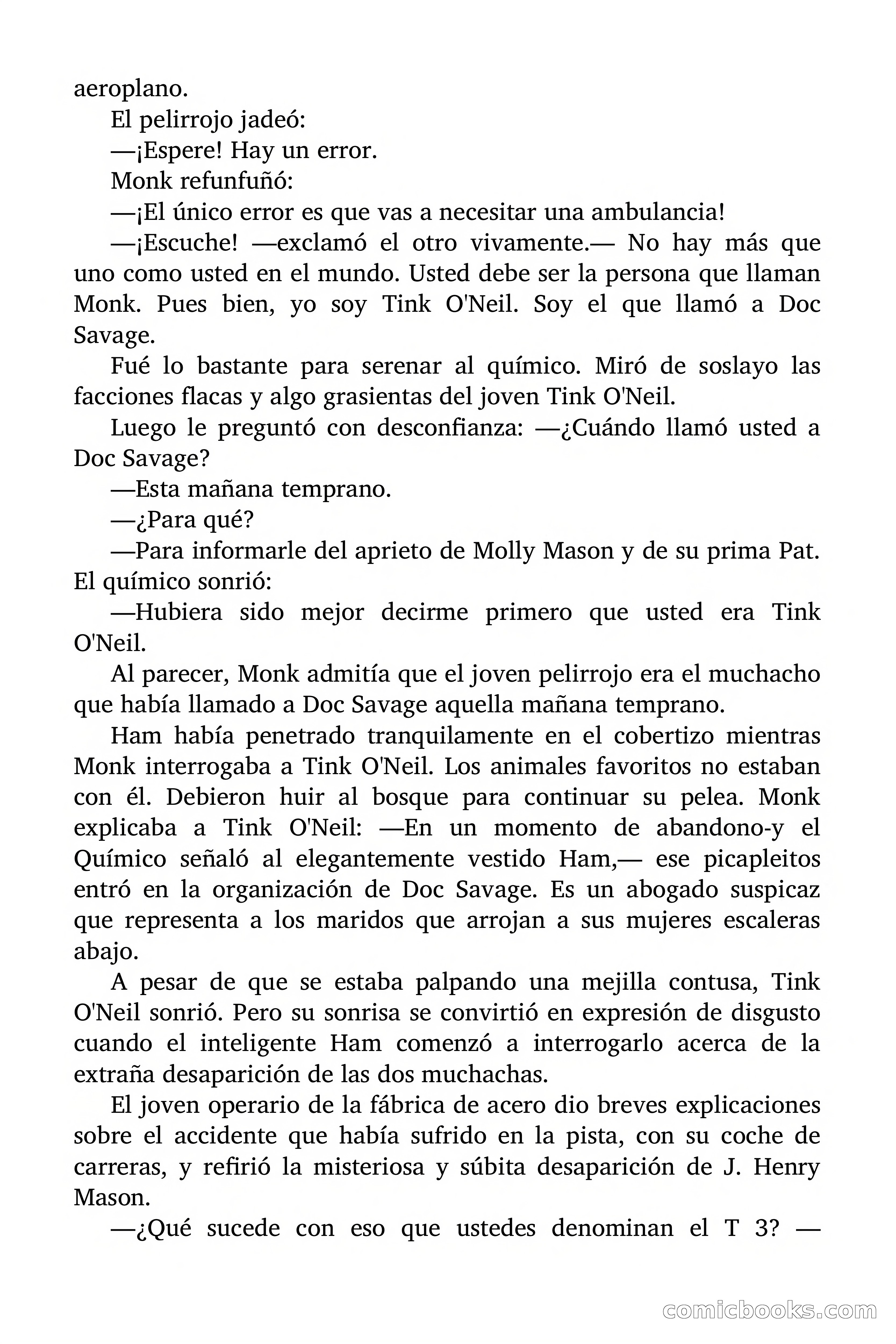 Doc Savage: Los Hombres Moteados — page 43 of 122