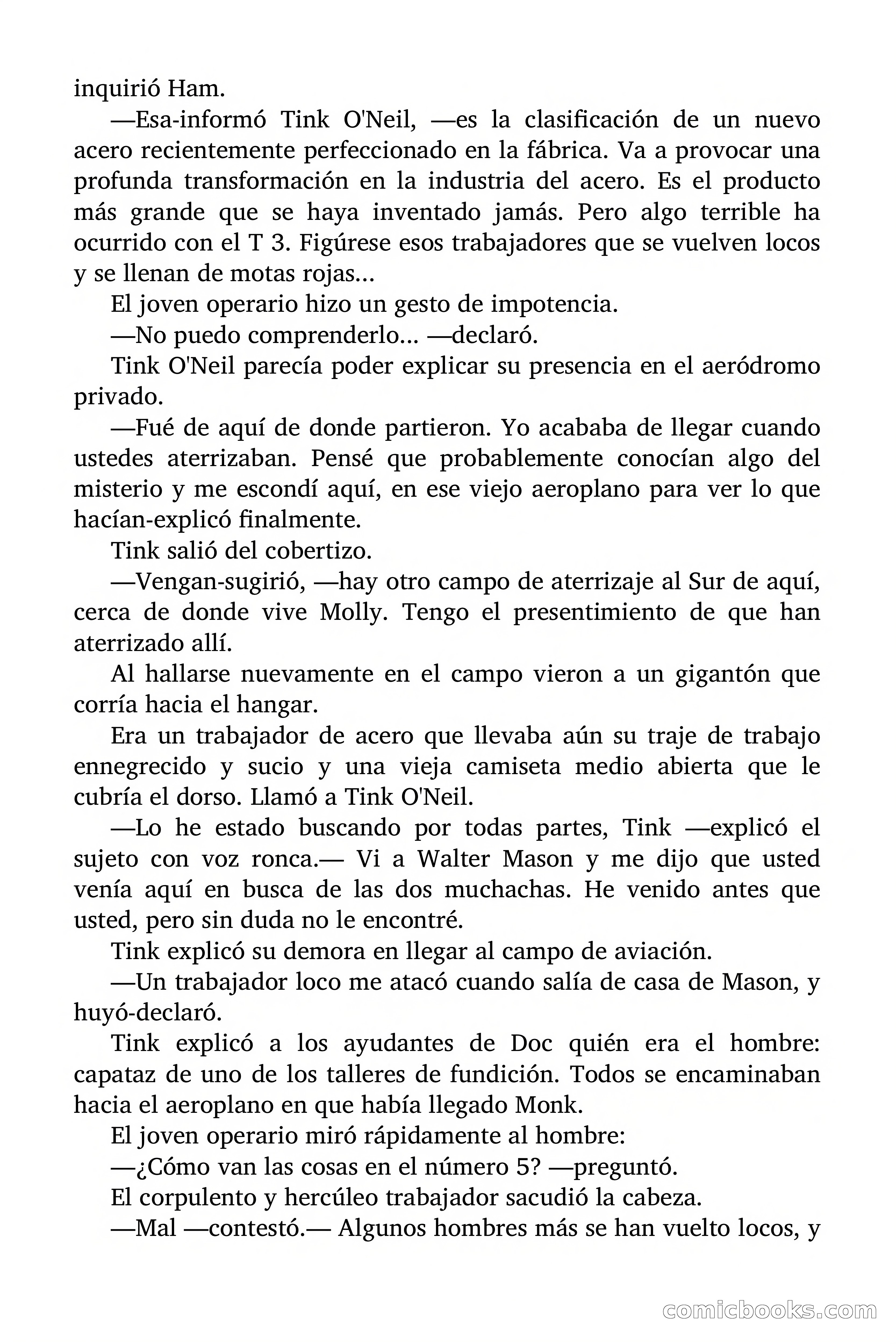 Doc Savage: Los Hombres Moteados — page 44 of 122