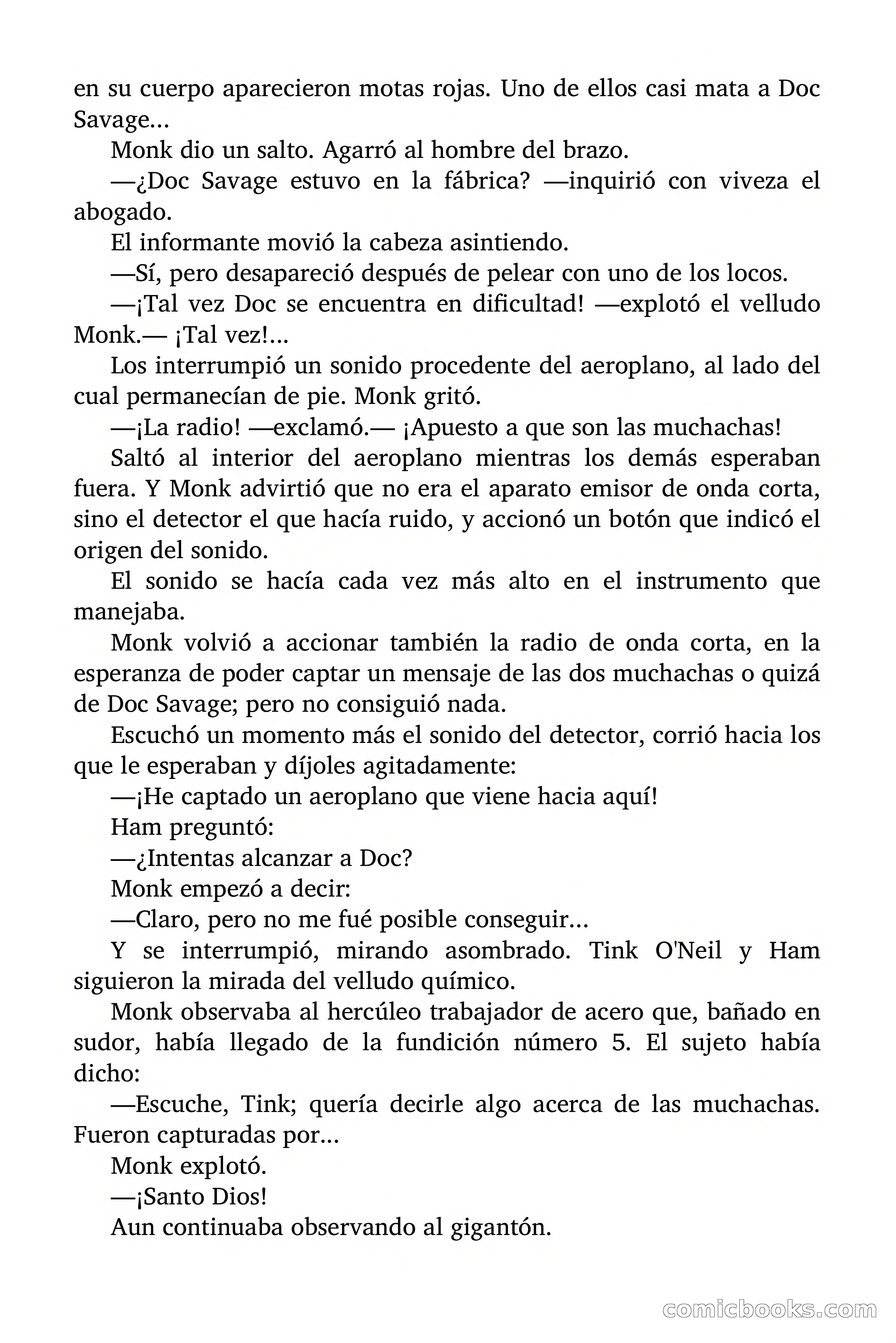 Doc Savage: Los Hombres Moteados — page 45 of 122