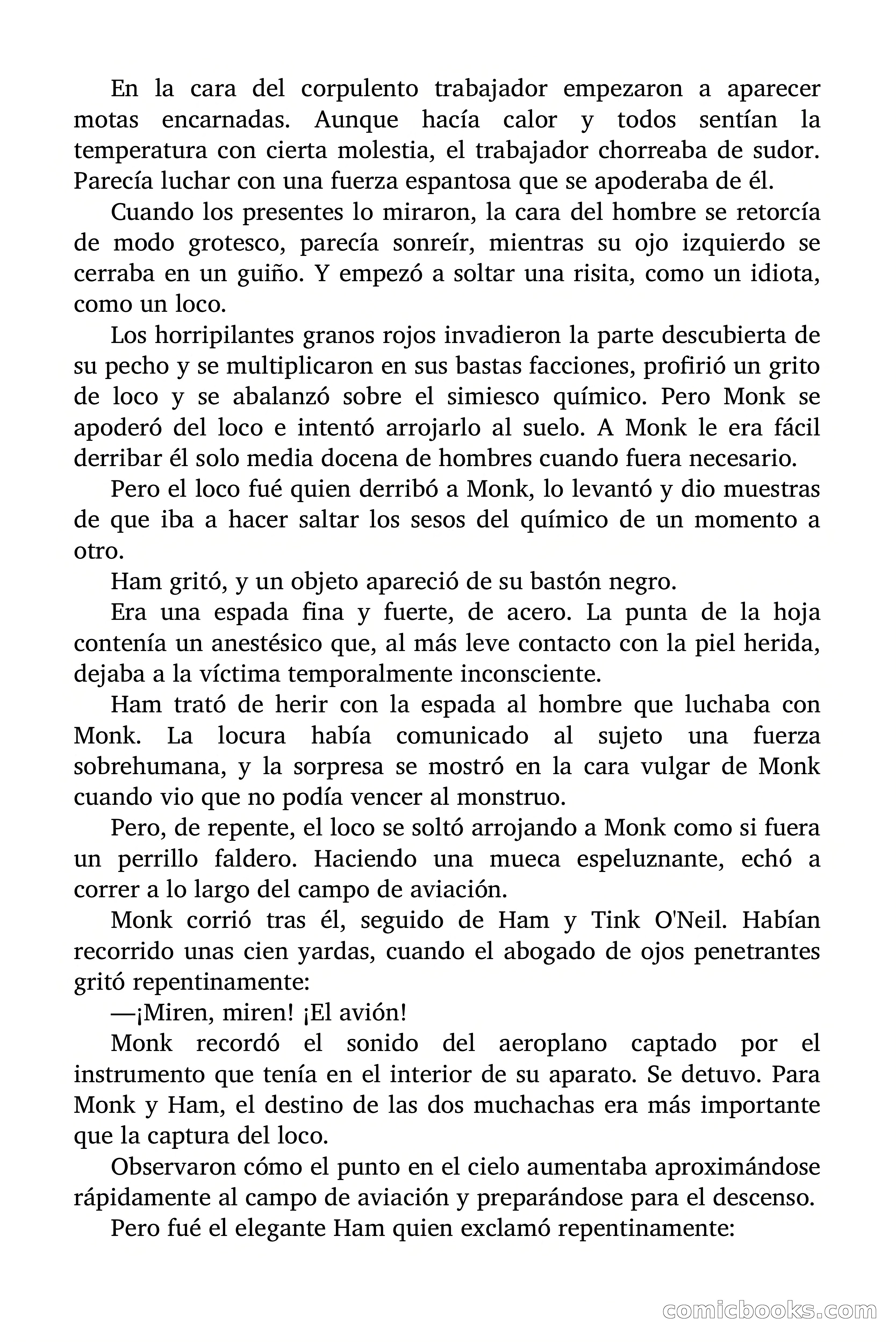 Doc Savage: Los Hombres Moteados — page 46 of 122