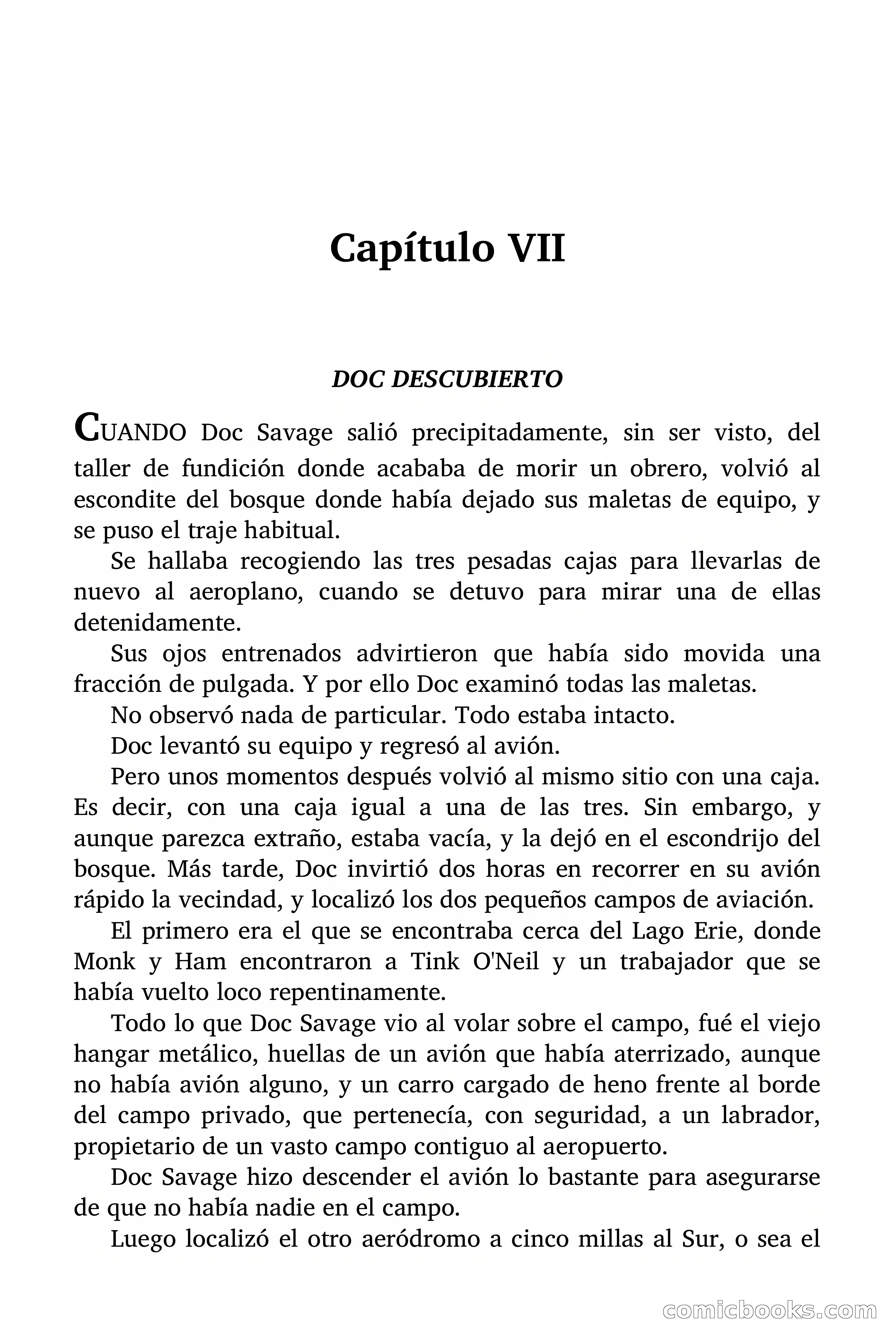 Doc Savage: Los Hombres Moteados — page 48 of 122