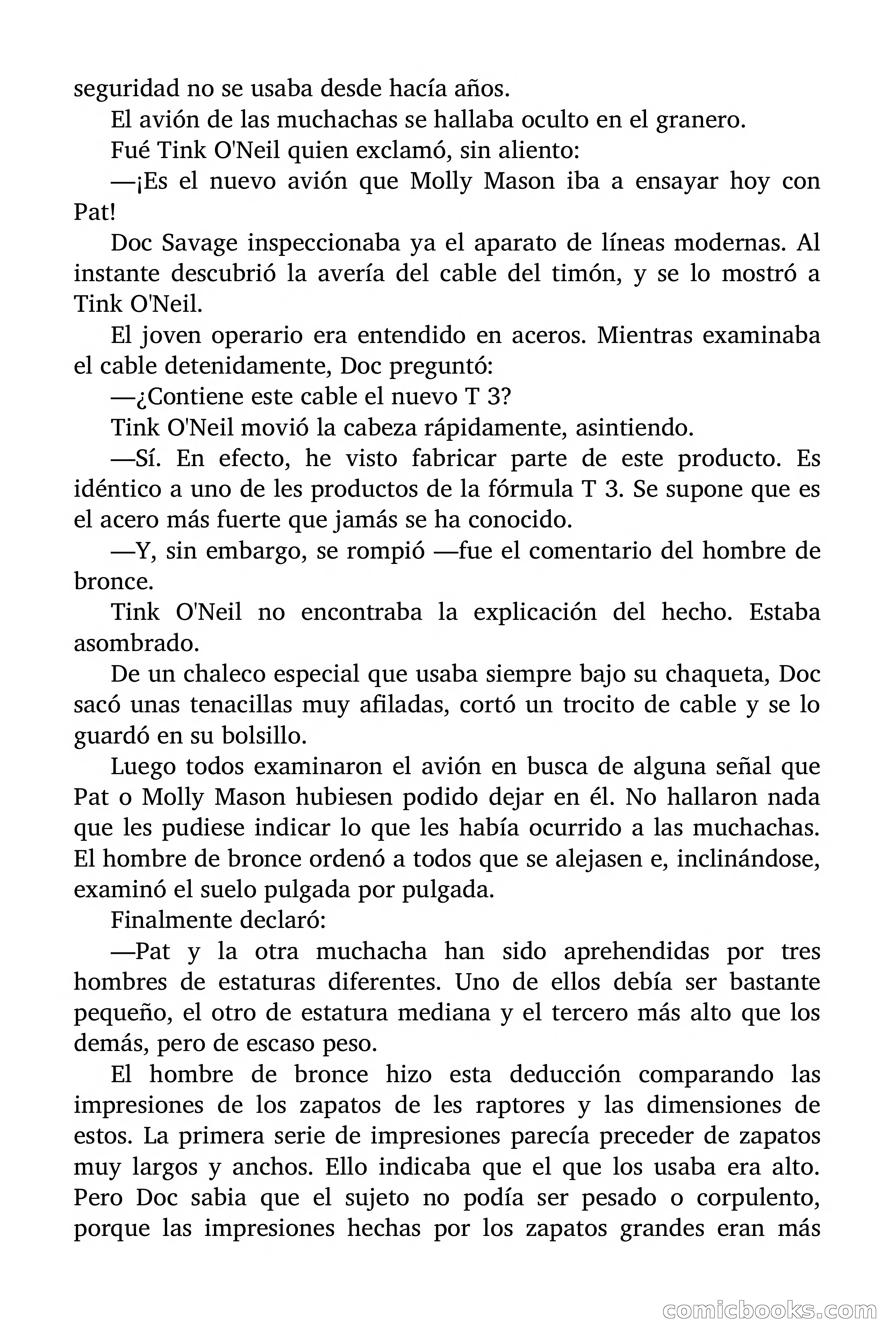 Doc Savage: Los Hombres Moteados — page 51 of 122