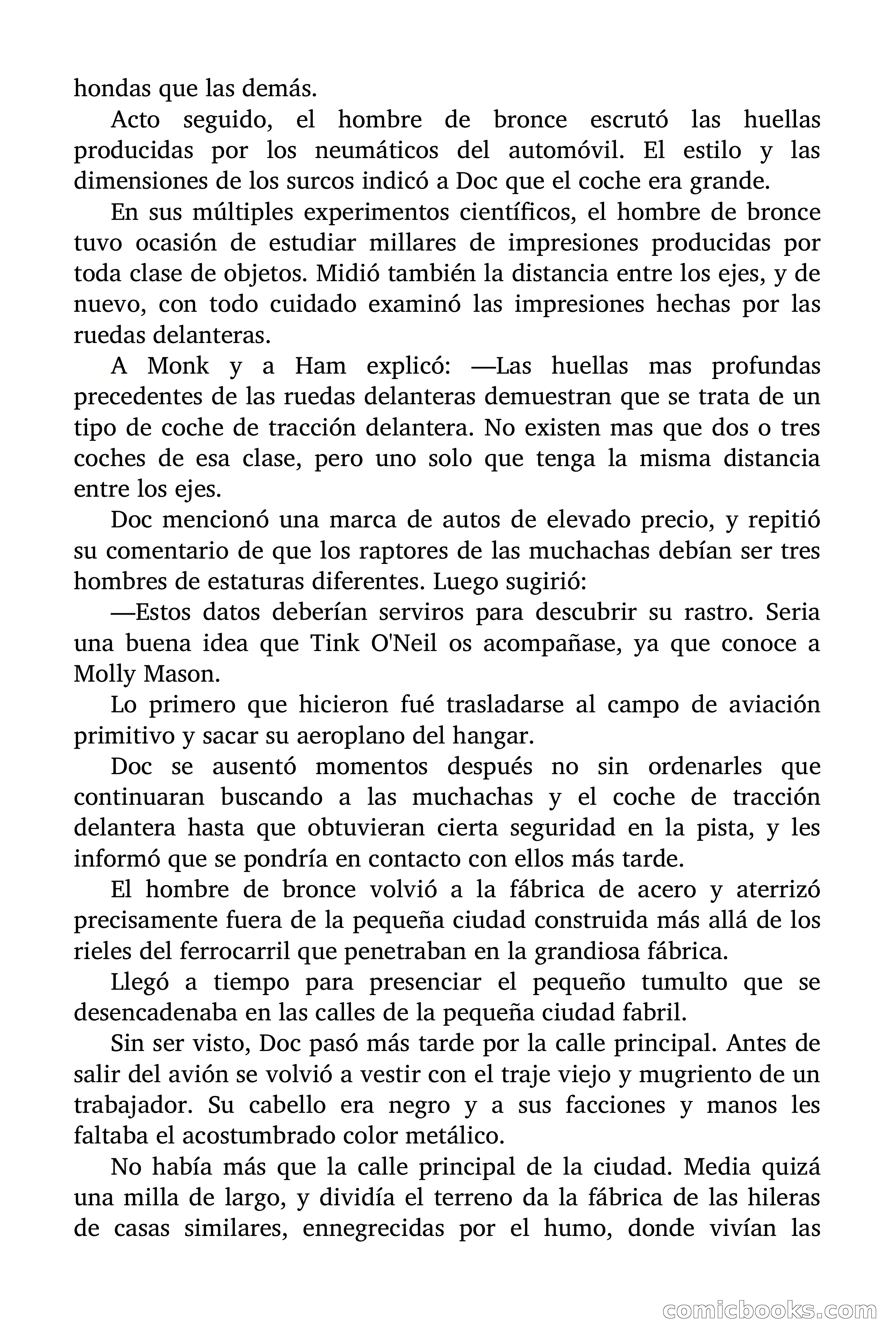 Doc Savage: Los Hombres Moteados — page 52 of 122
