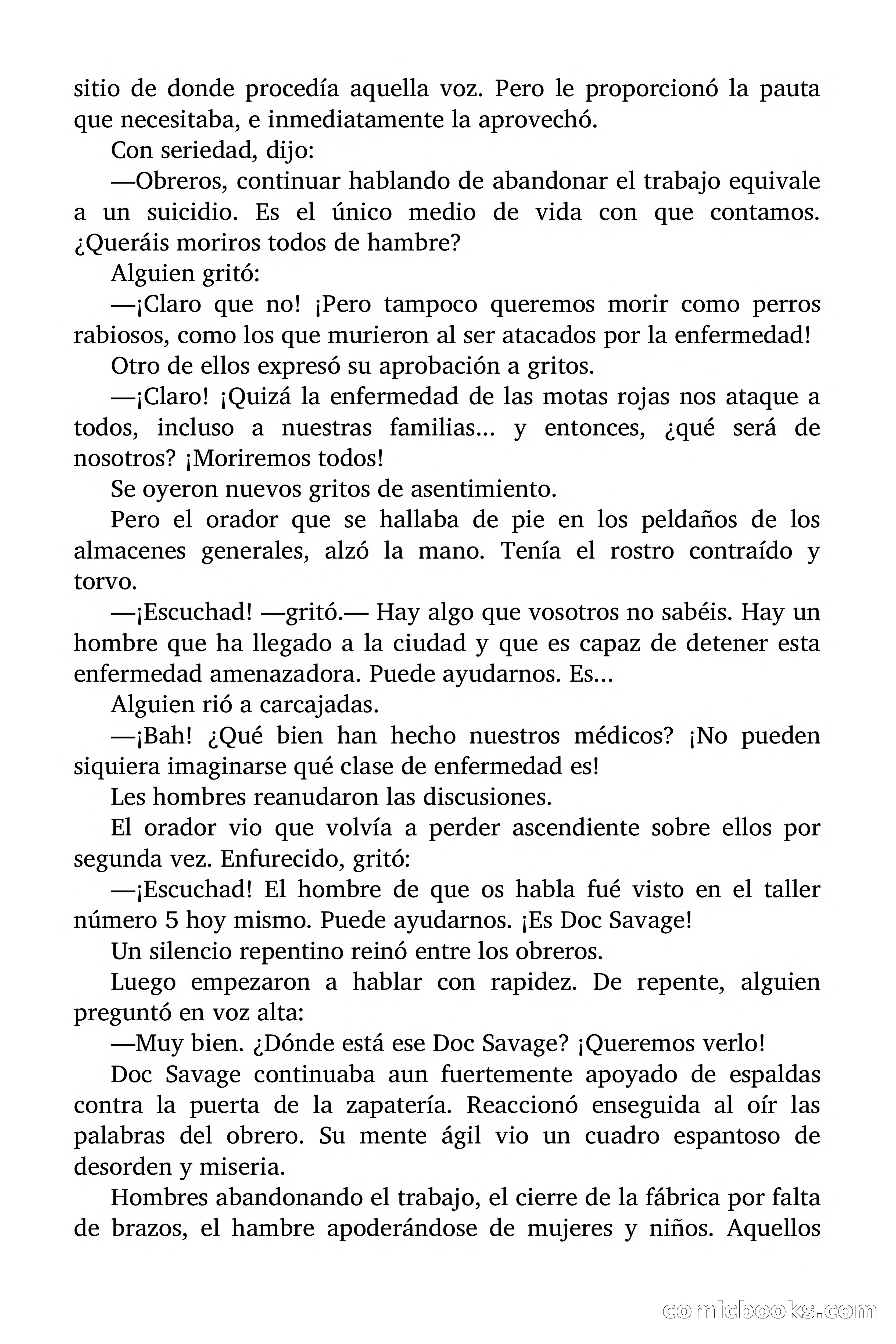 Doc Savage: Los Hombres Moteados — page 54 of 122