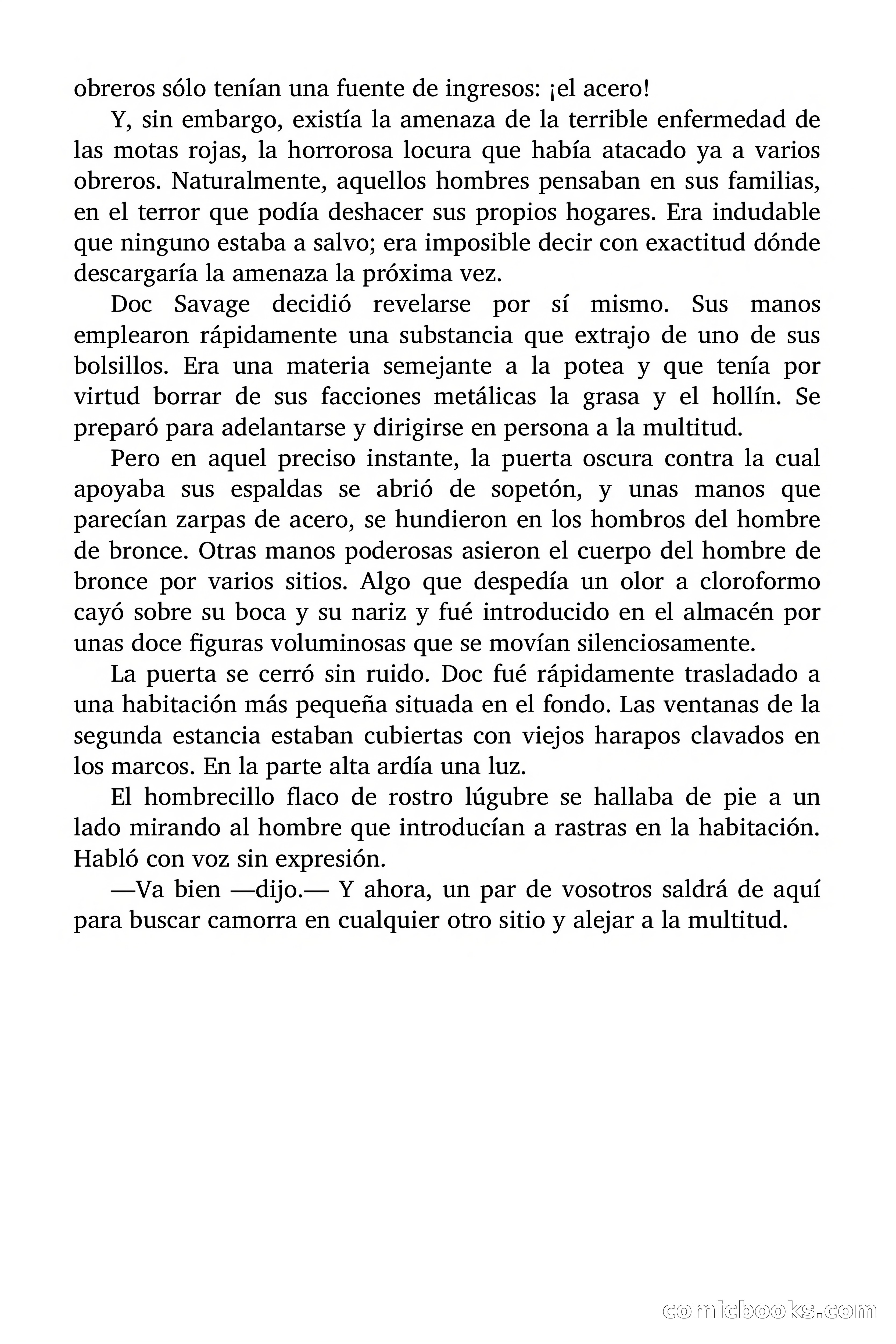 Doc Savage: Los Hombres Moteados — page 55 of 122
