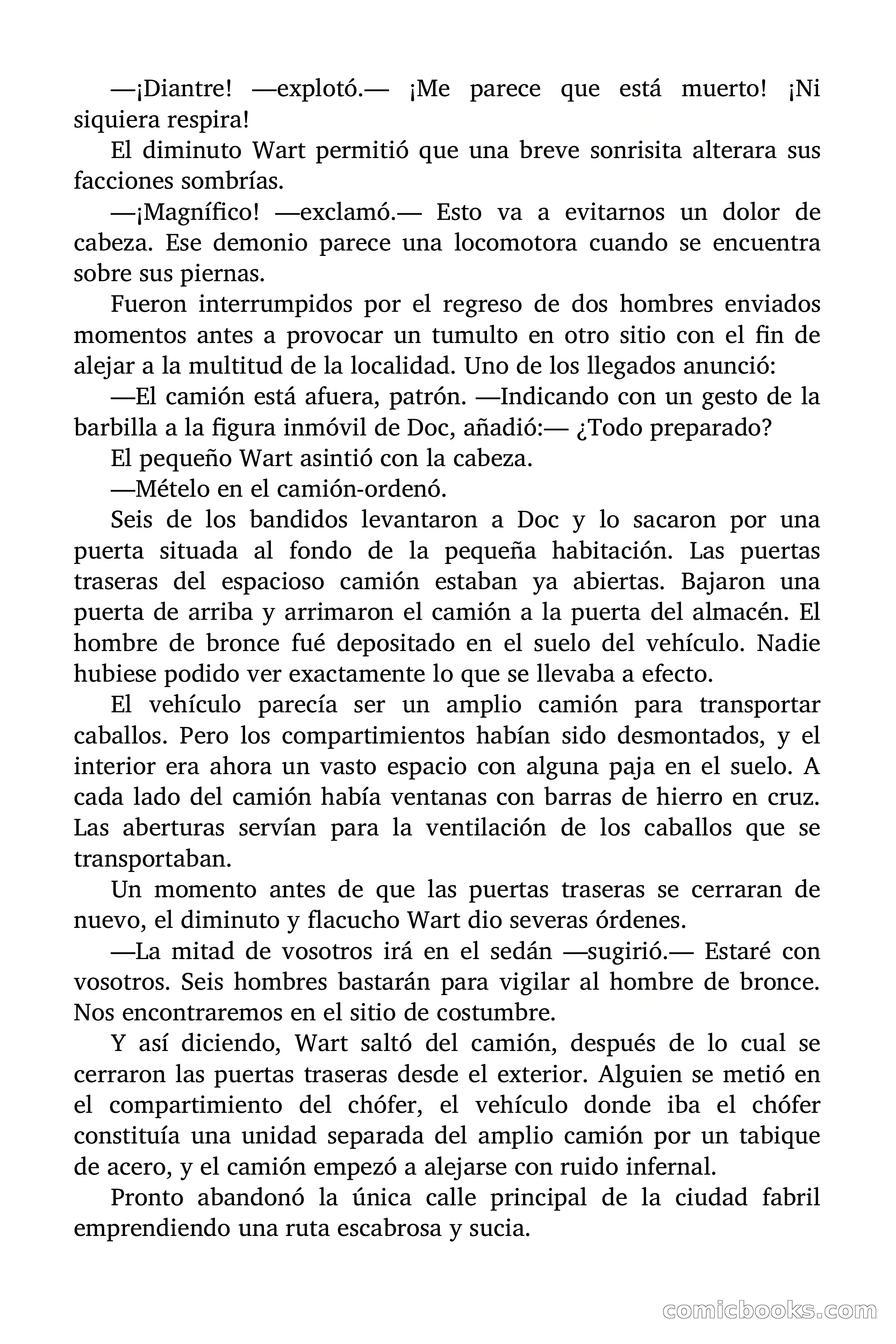 Doc Savage: Los Hombres Moteados — page 57 of 122