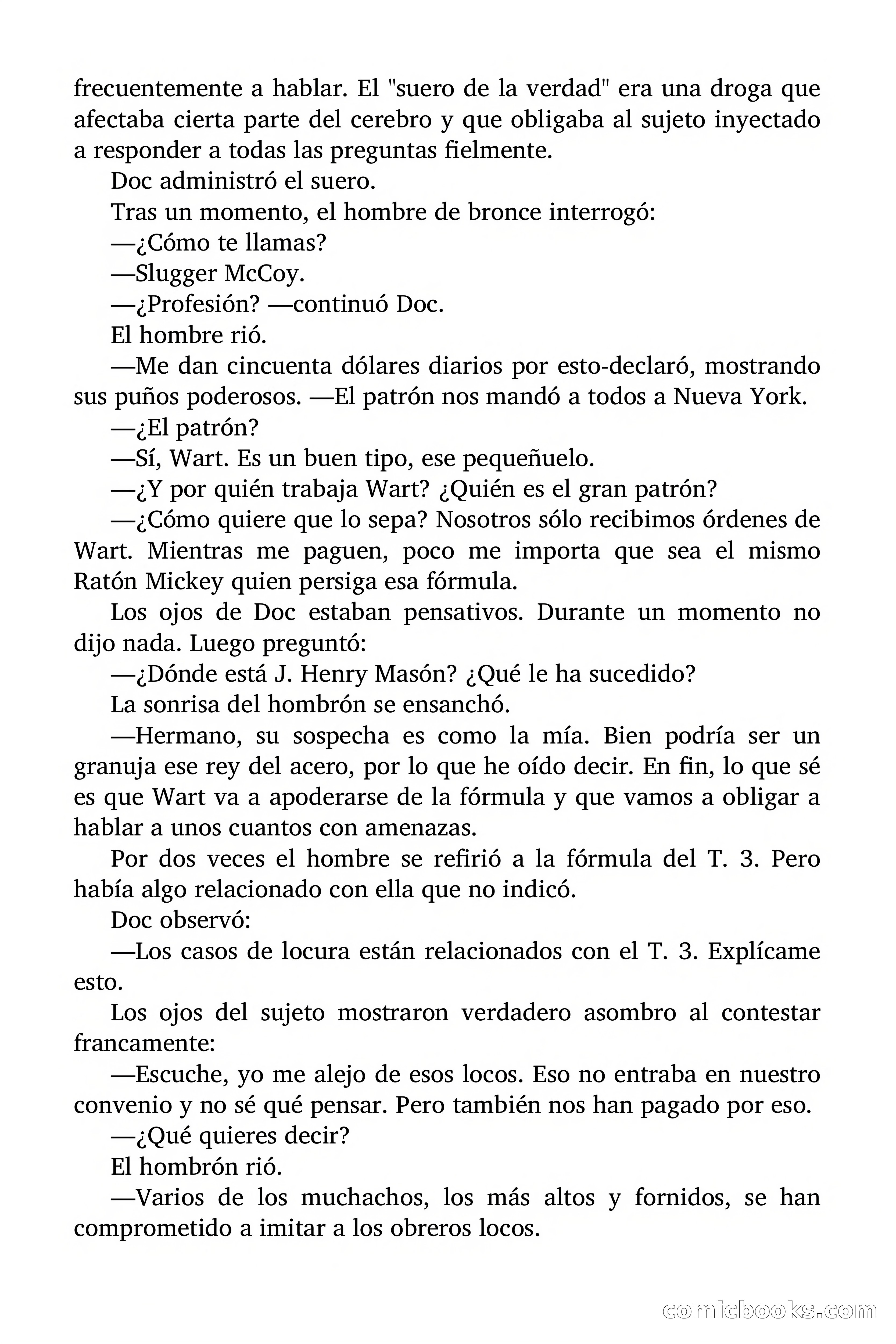 Doc Savage: Los Hombres Moteados — page 62 of 122