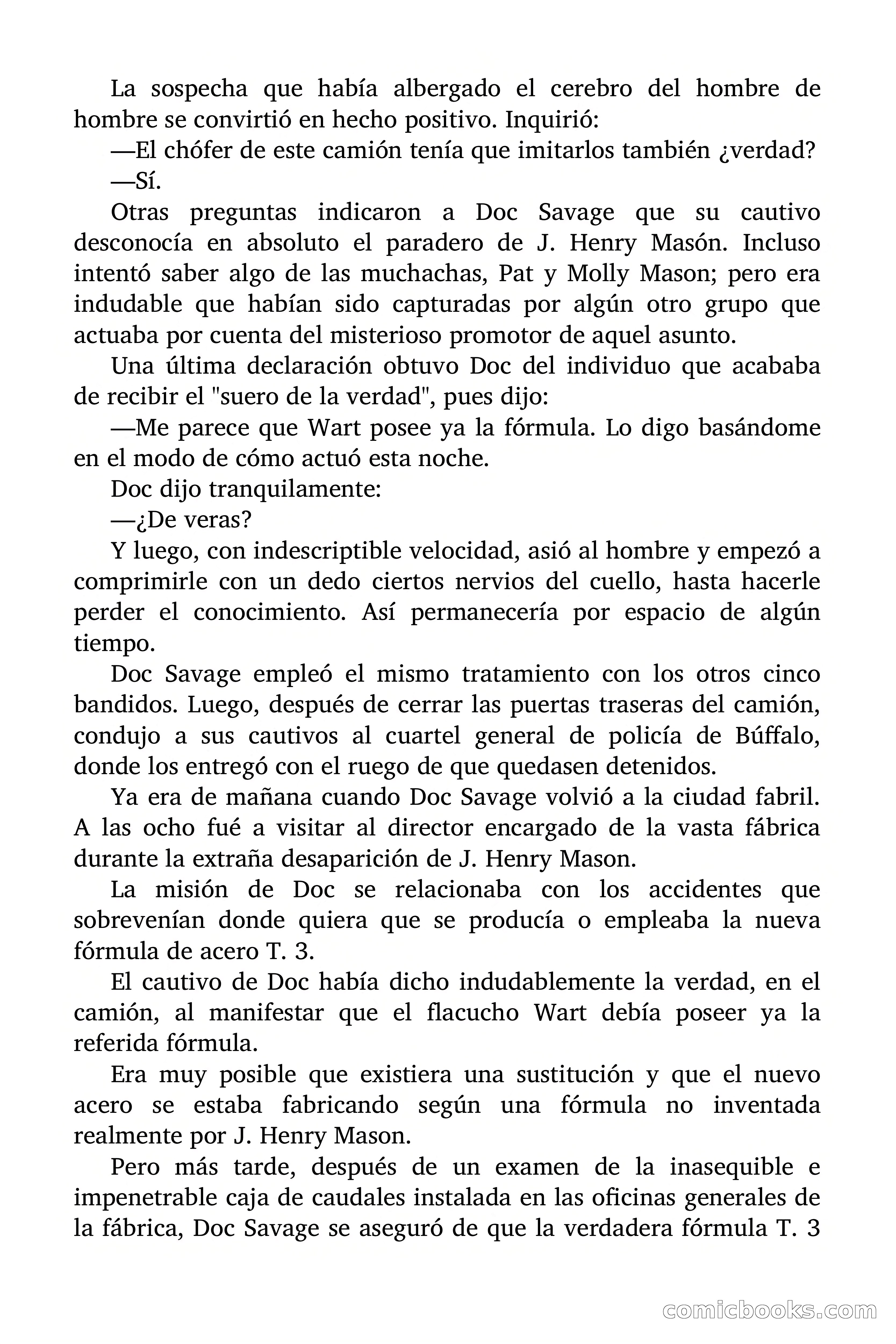 Doc Savage: Los Hombres Moteados — page 63 of 122