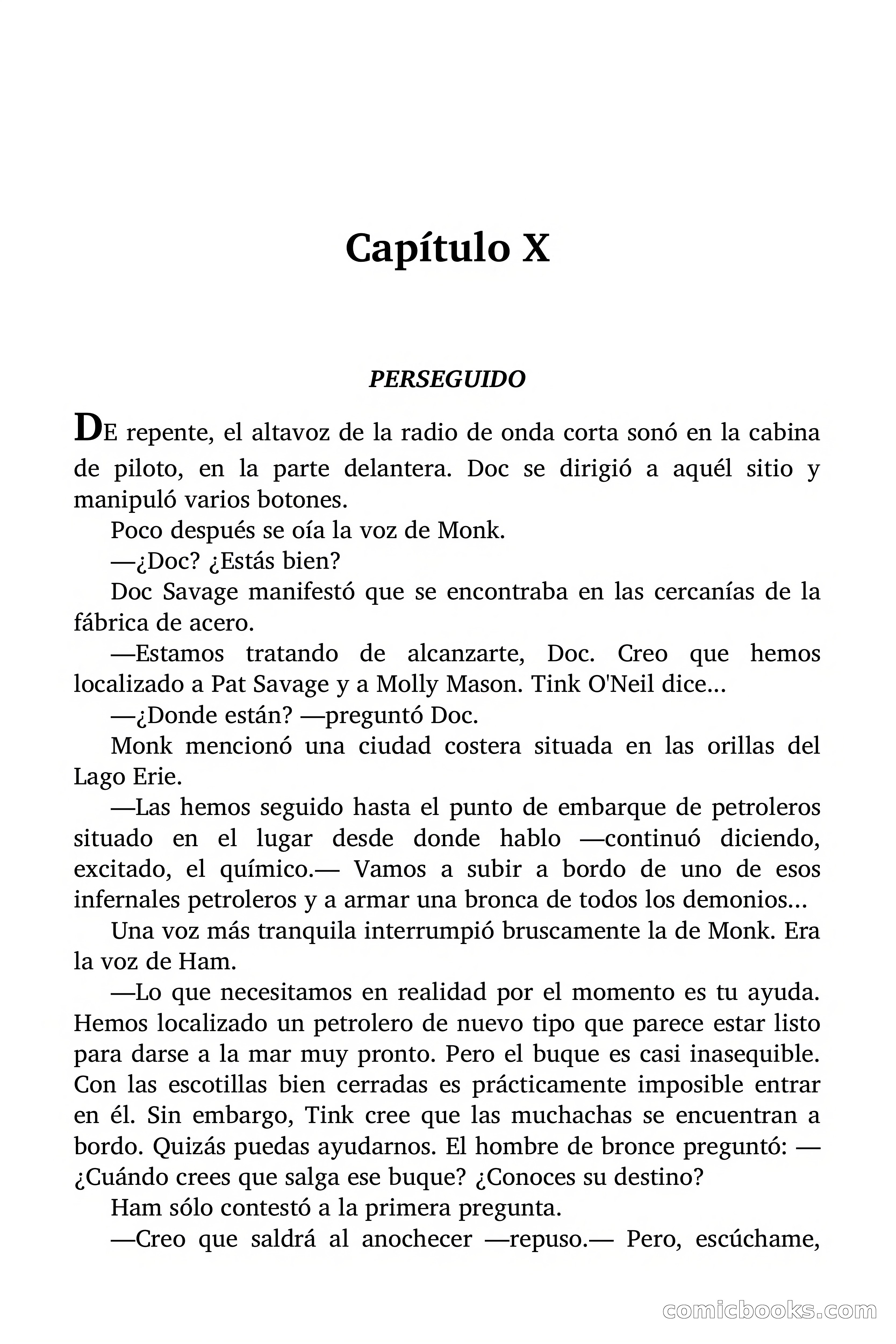 Doc Savage: Los Hombres Moteados — page 70 of 122