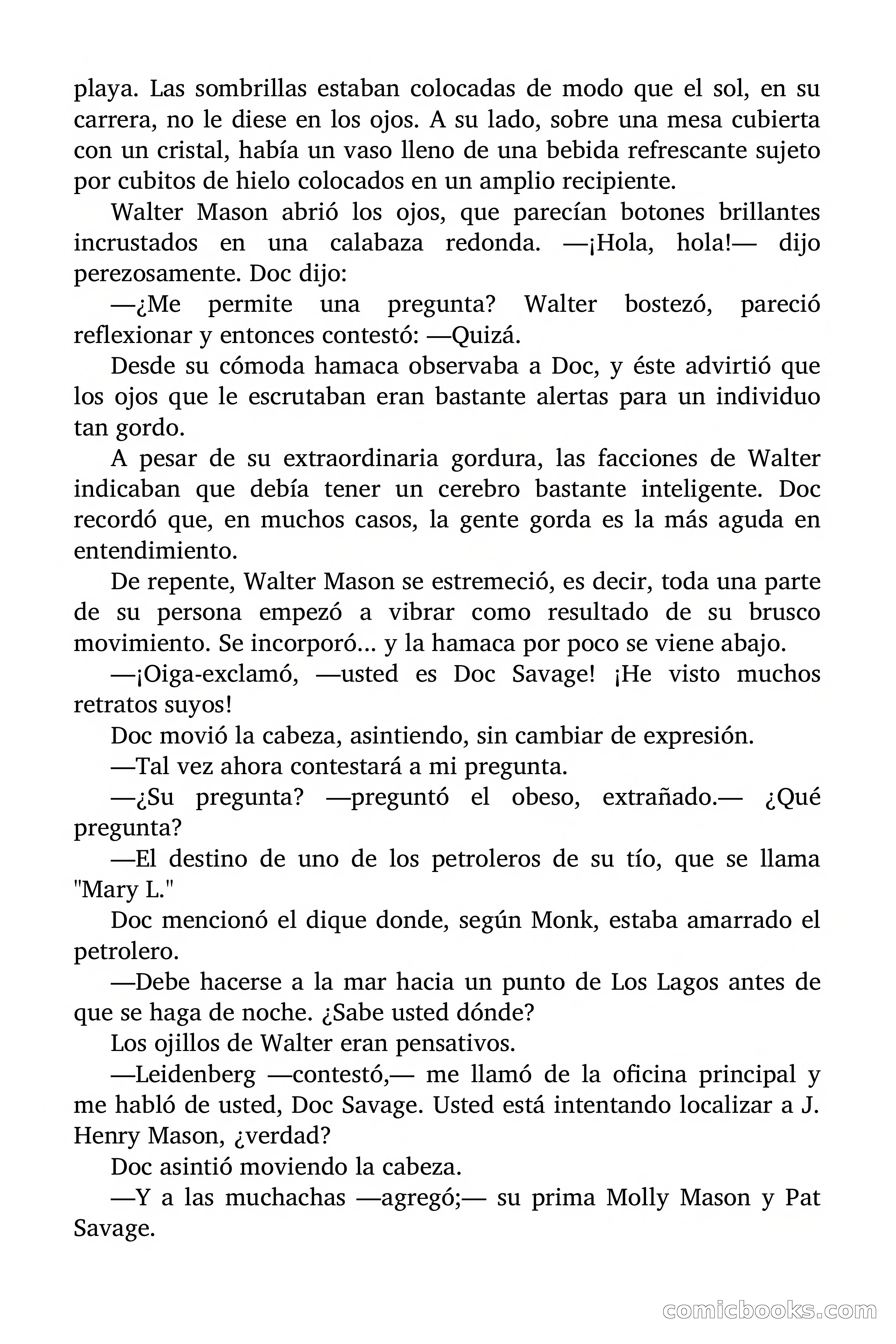Doc Savage: Los Hombres Moteados — page 73 of 122