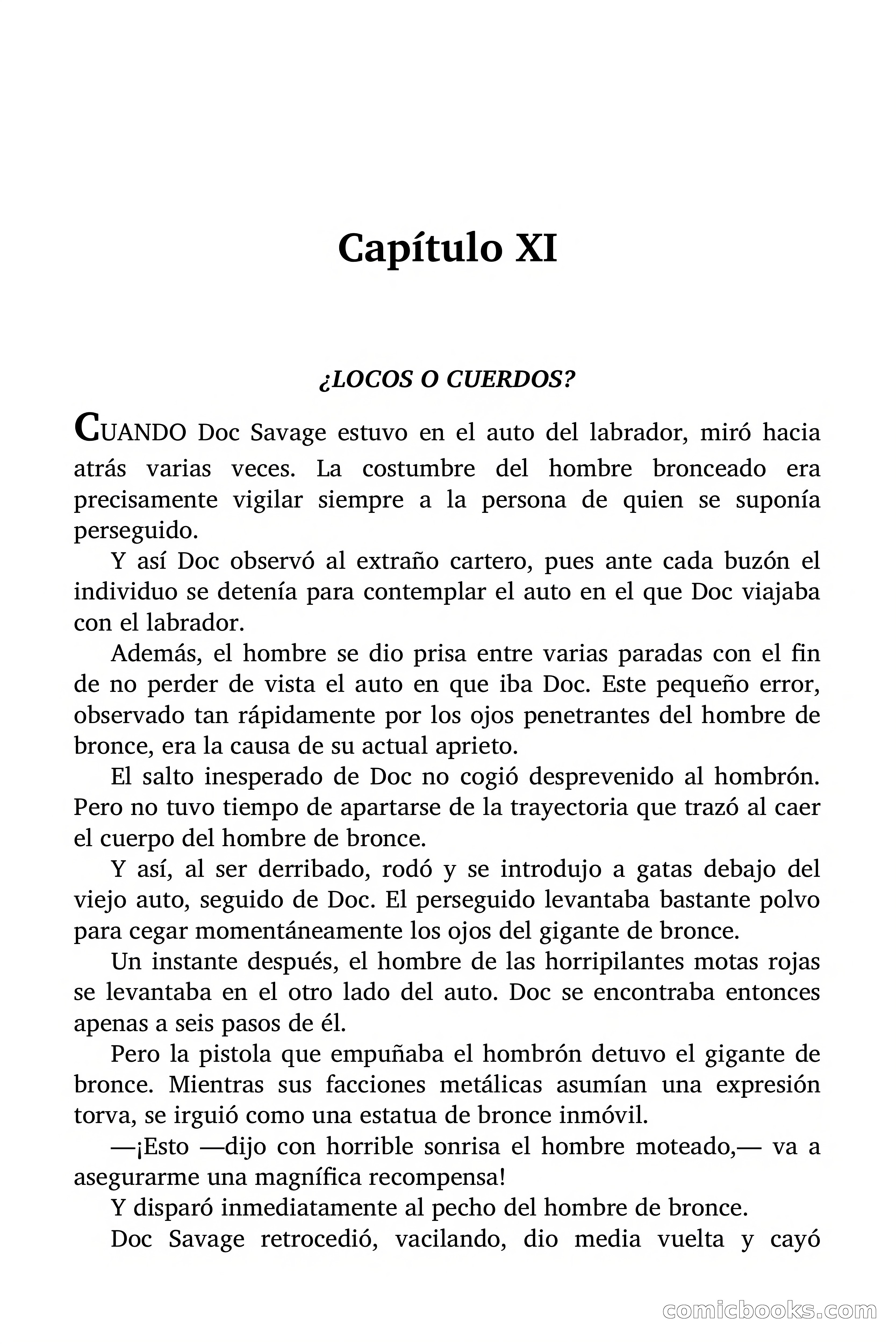 Doc Savage: Los Hombres Moteados — page 76 of 122