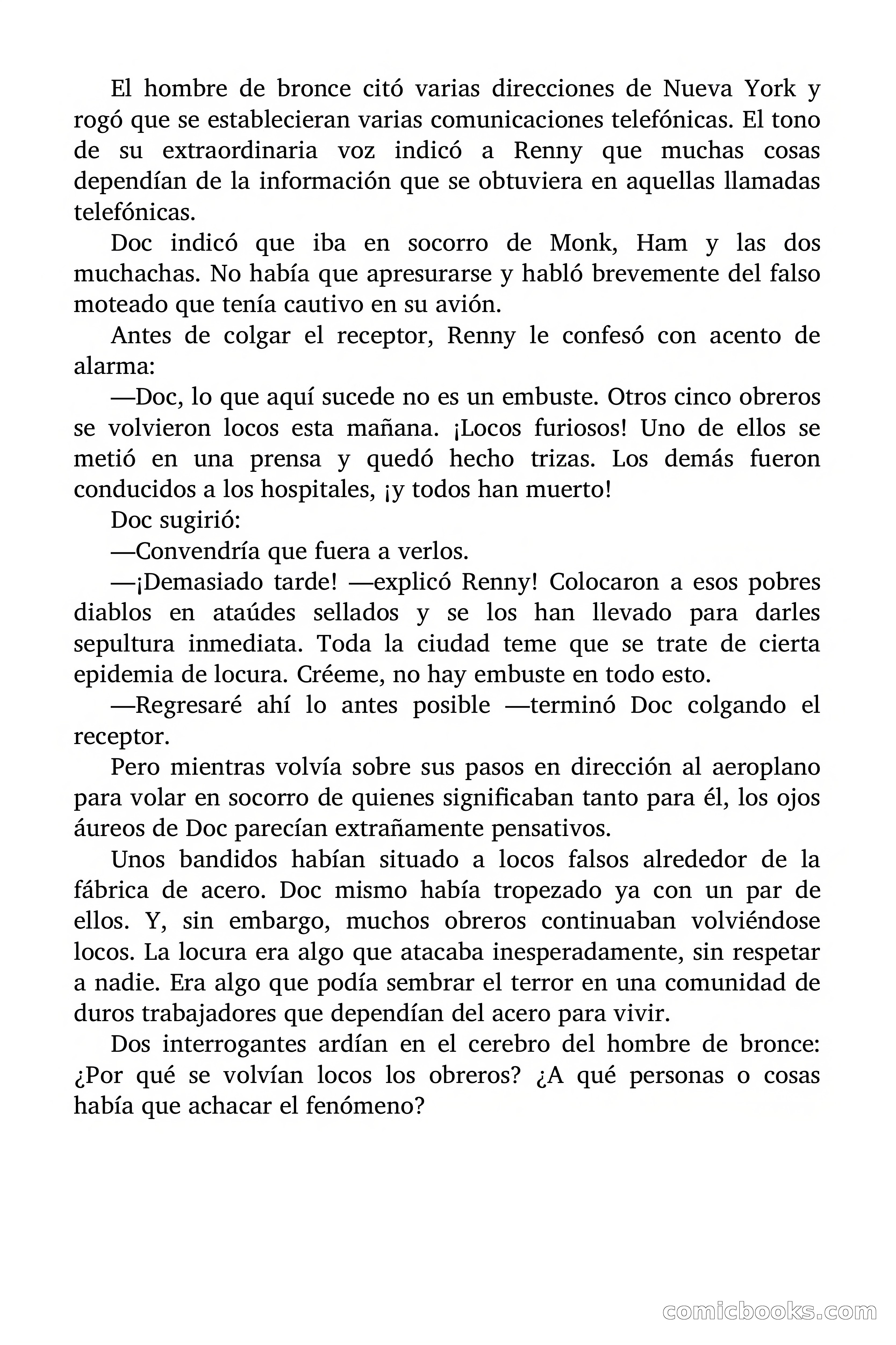 Doc Savage: Los Hombres Moteados — page 79 of 122
