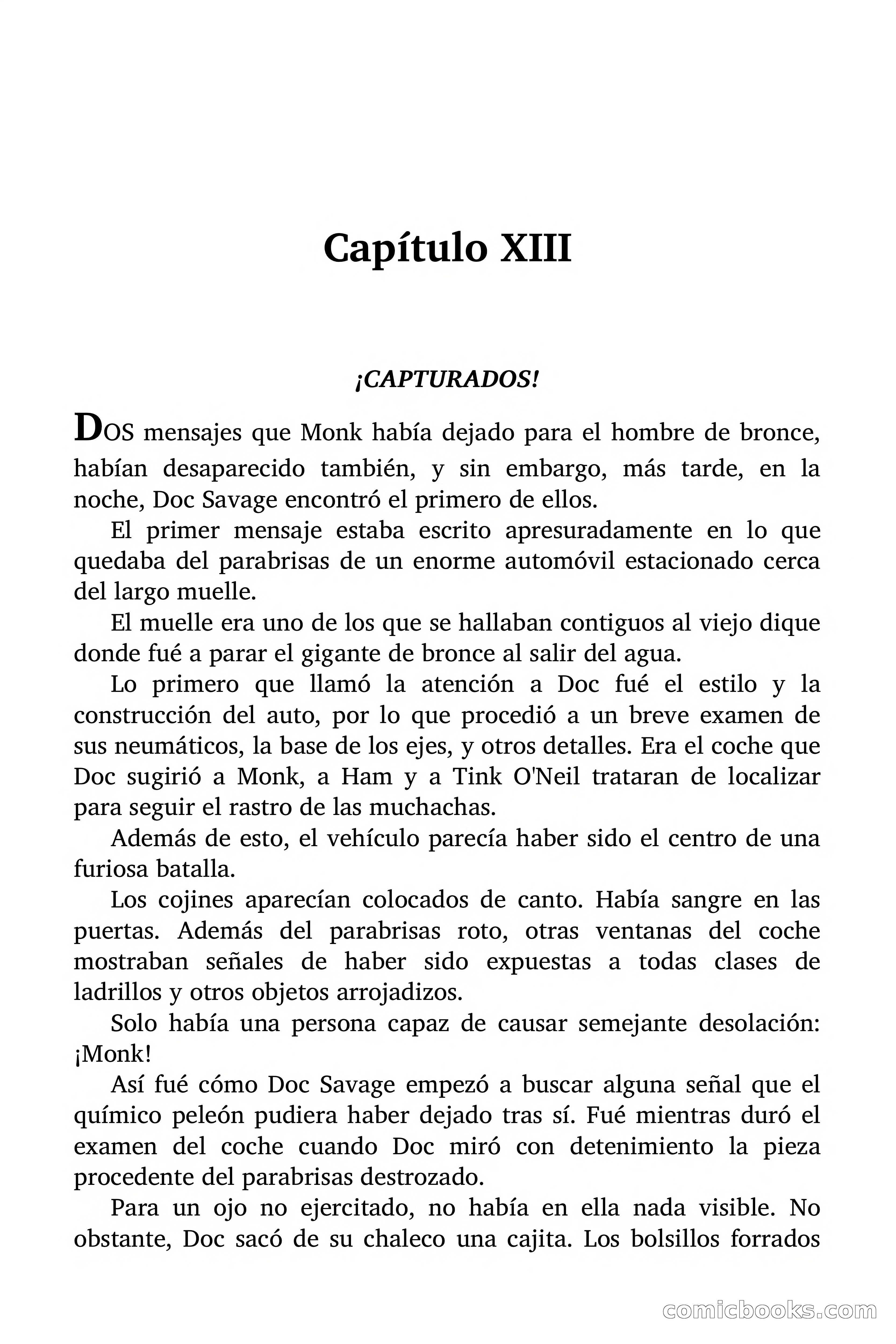 Doc Savage: Los Hombres Moteados — page 85 of 122