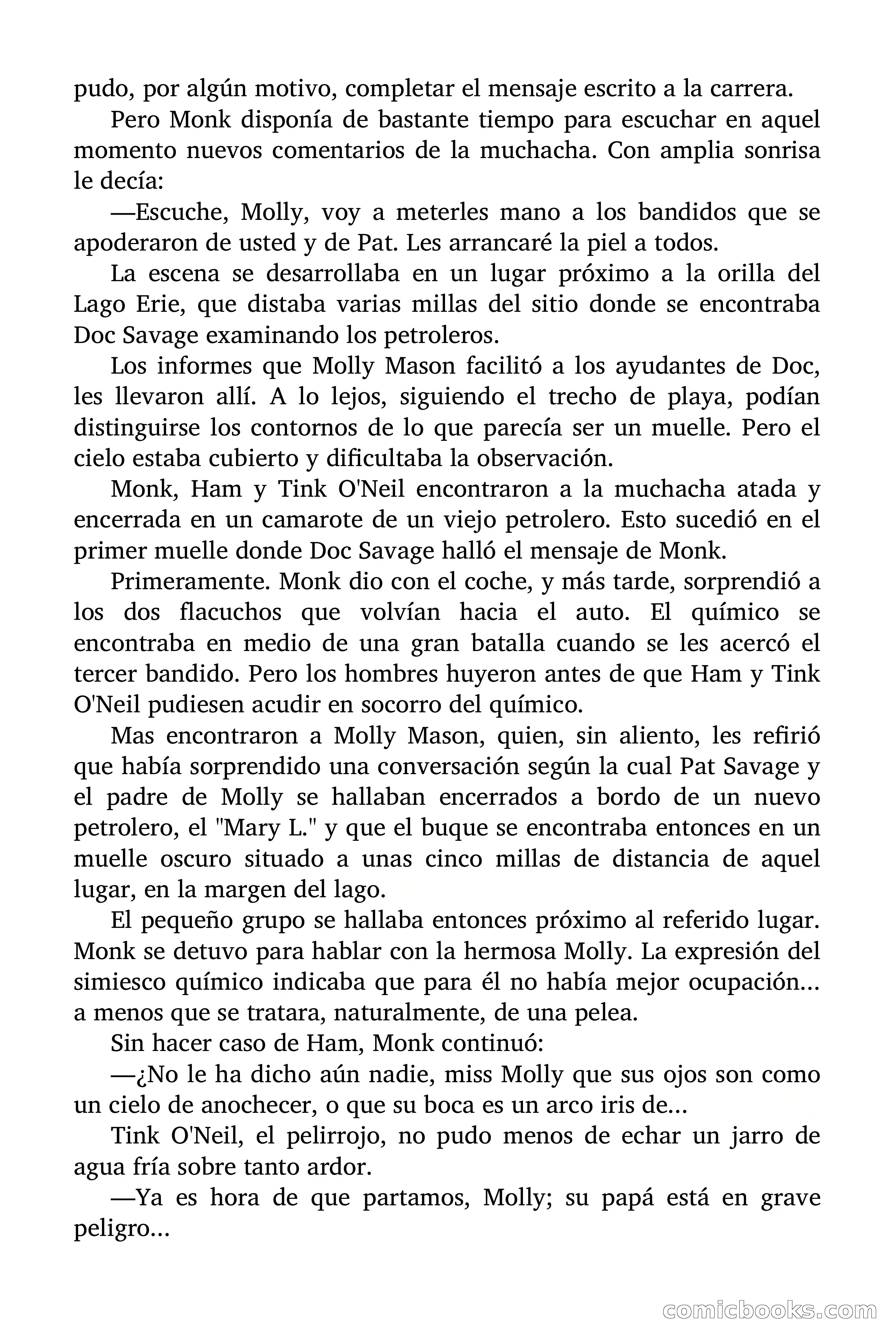 Doc Savage: Los Hombres Moteados — page 87 of 122