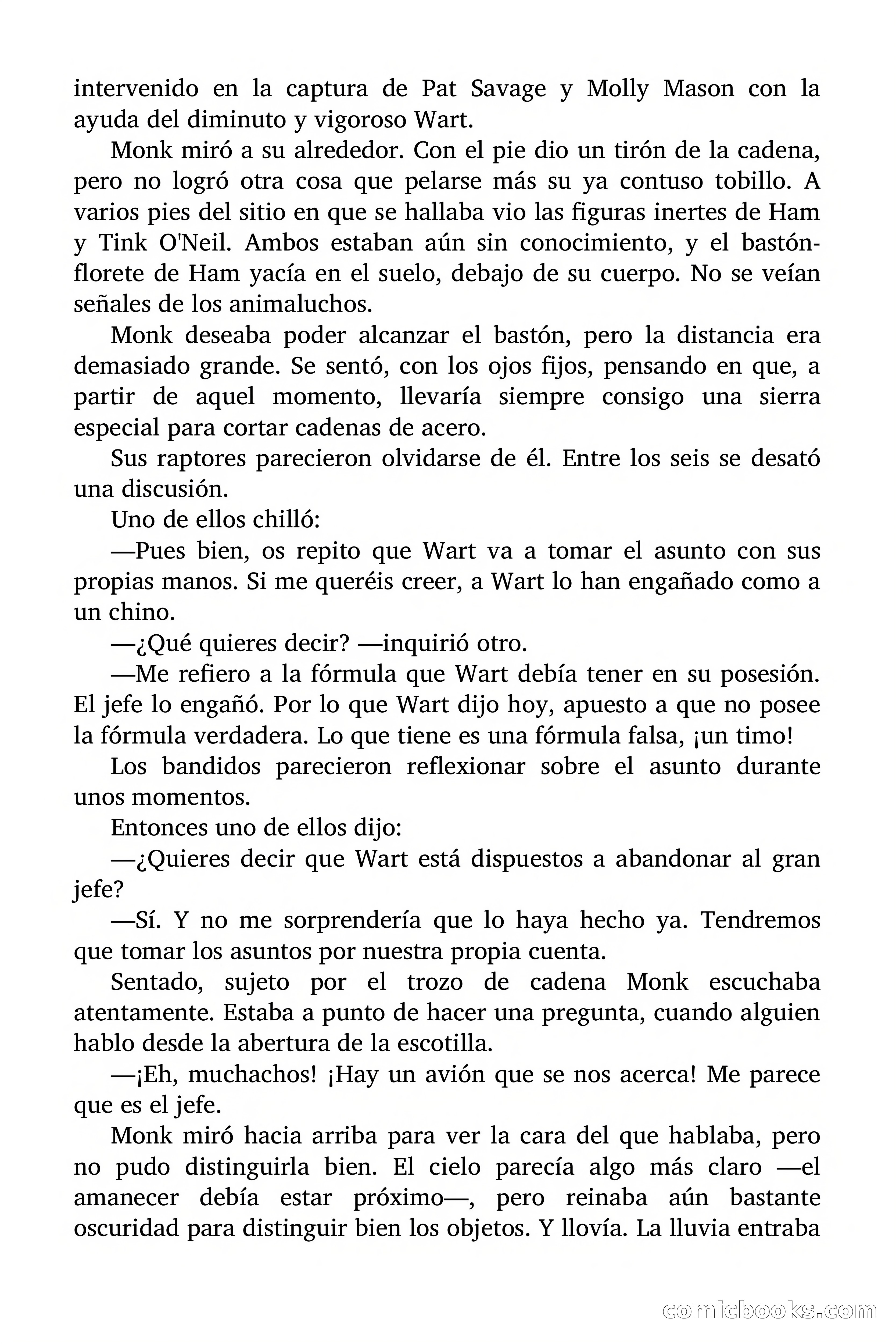 Doc Savage: Los Hombres Moteados — page 92 of 122