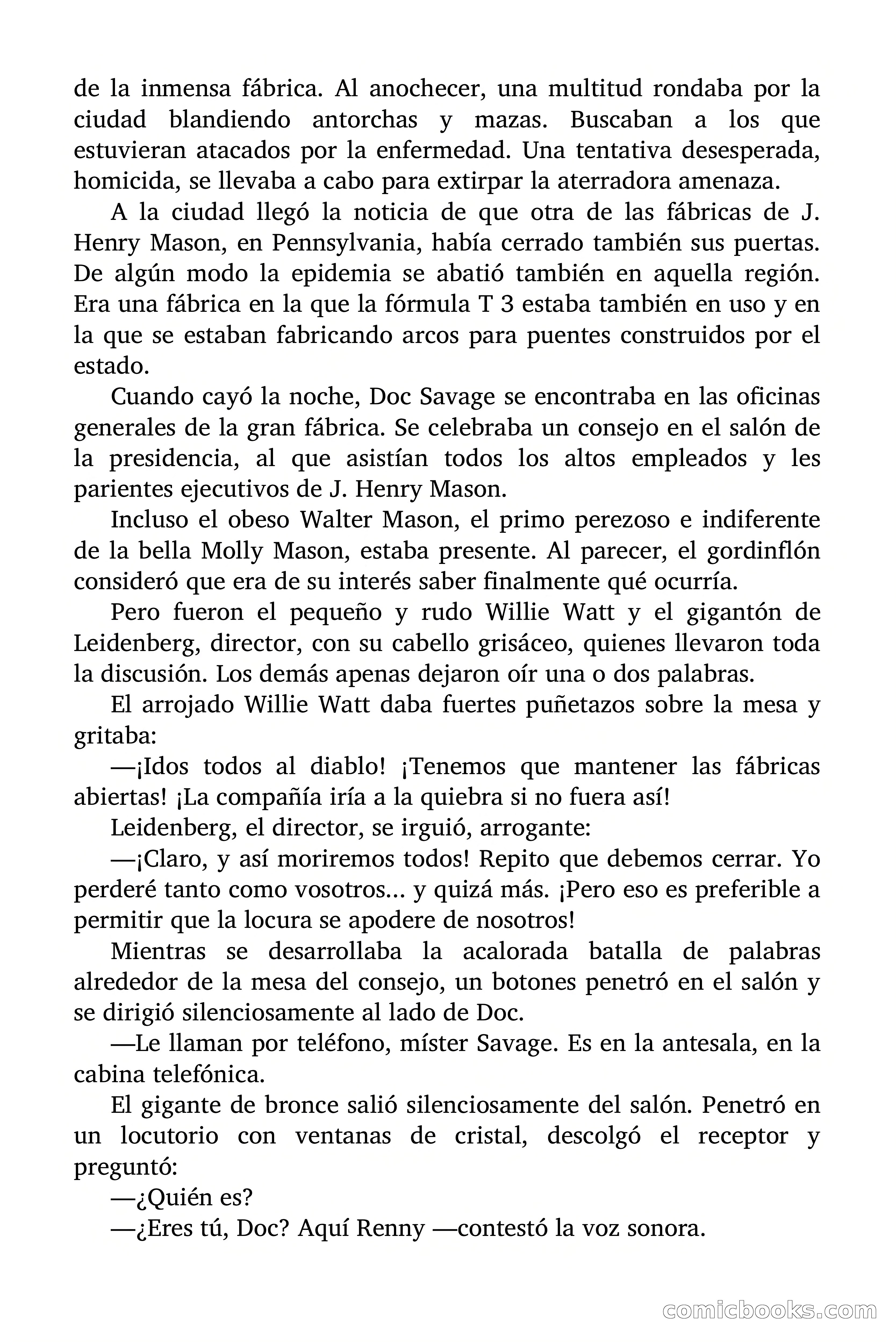 Doc Savage: Los Hombres Moteados — page 103 of 122