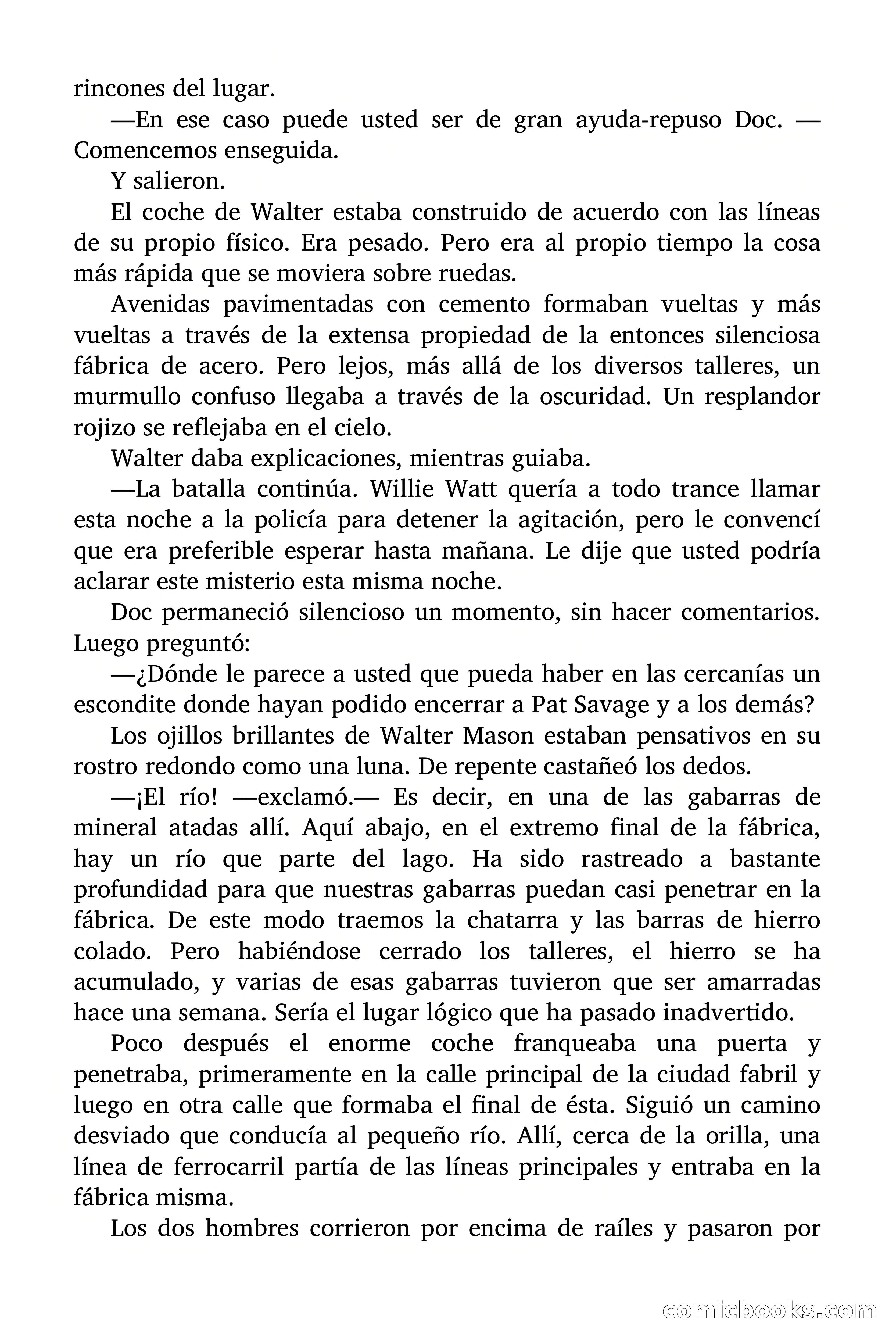 Doc Savage: Los Hombres Moteados — page 105 of 122