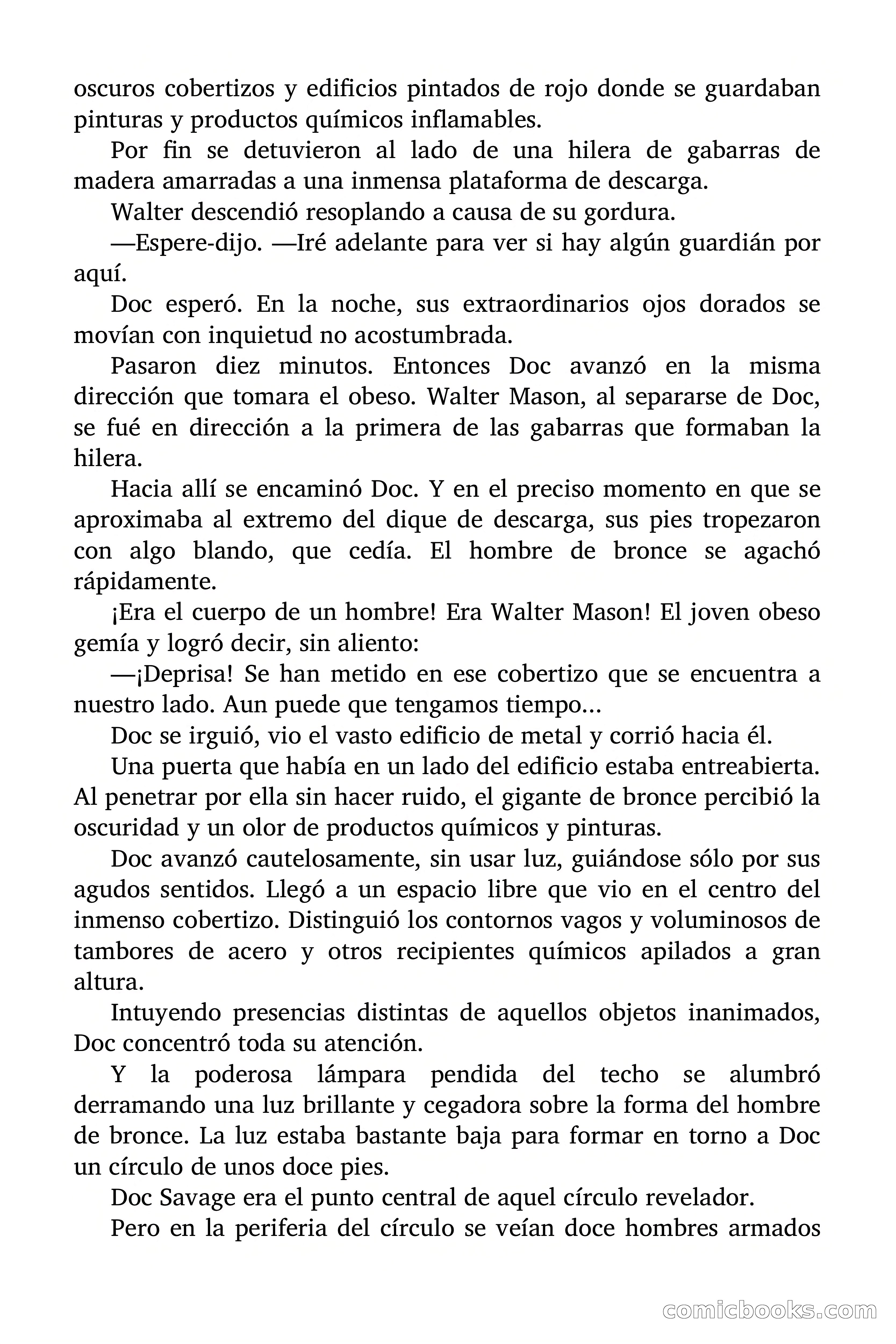 Doc Savage: Los Hombres Moteados — page 106 of 122