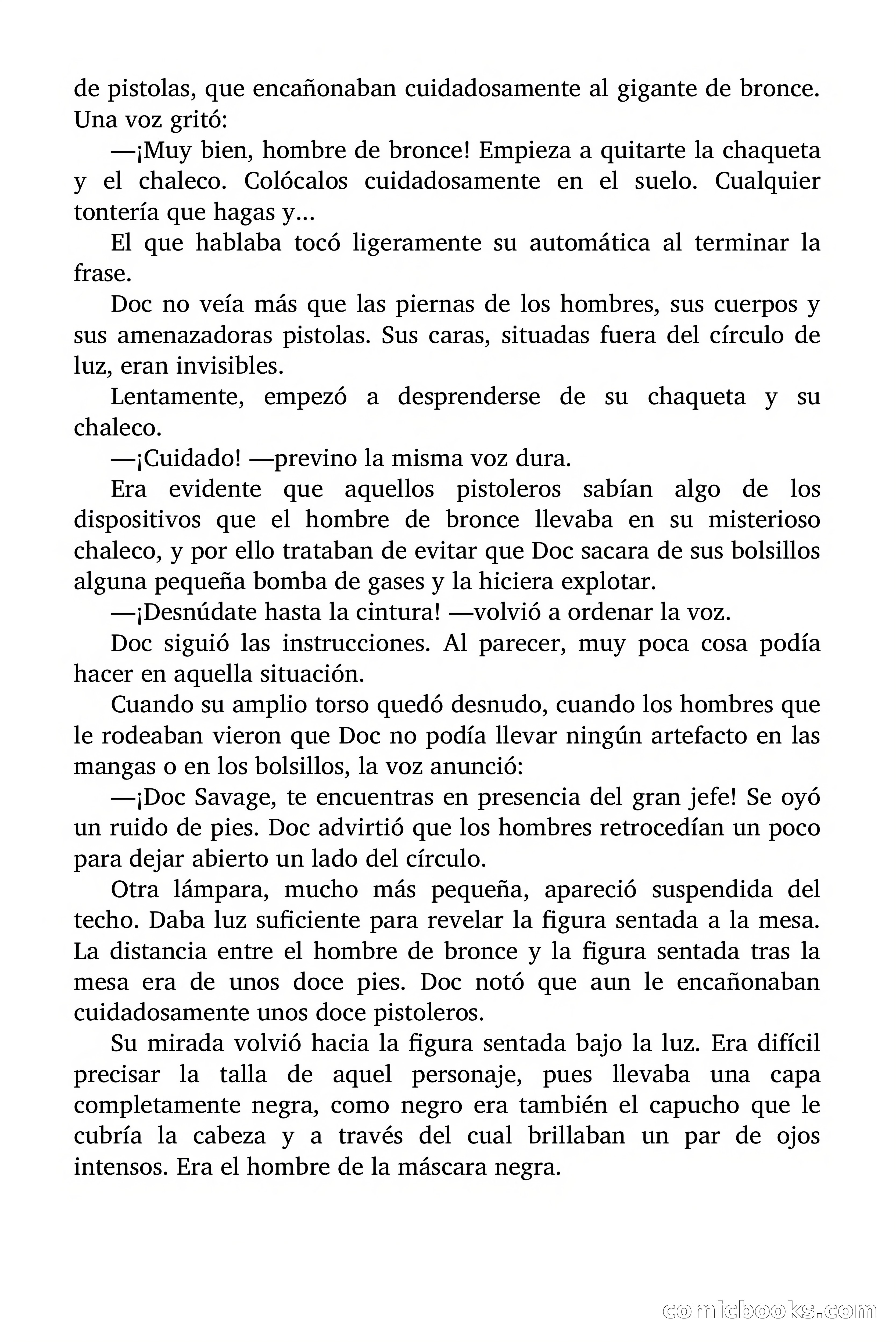 Doc Savage: Los Hombres Moteados — page 107 of 122