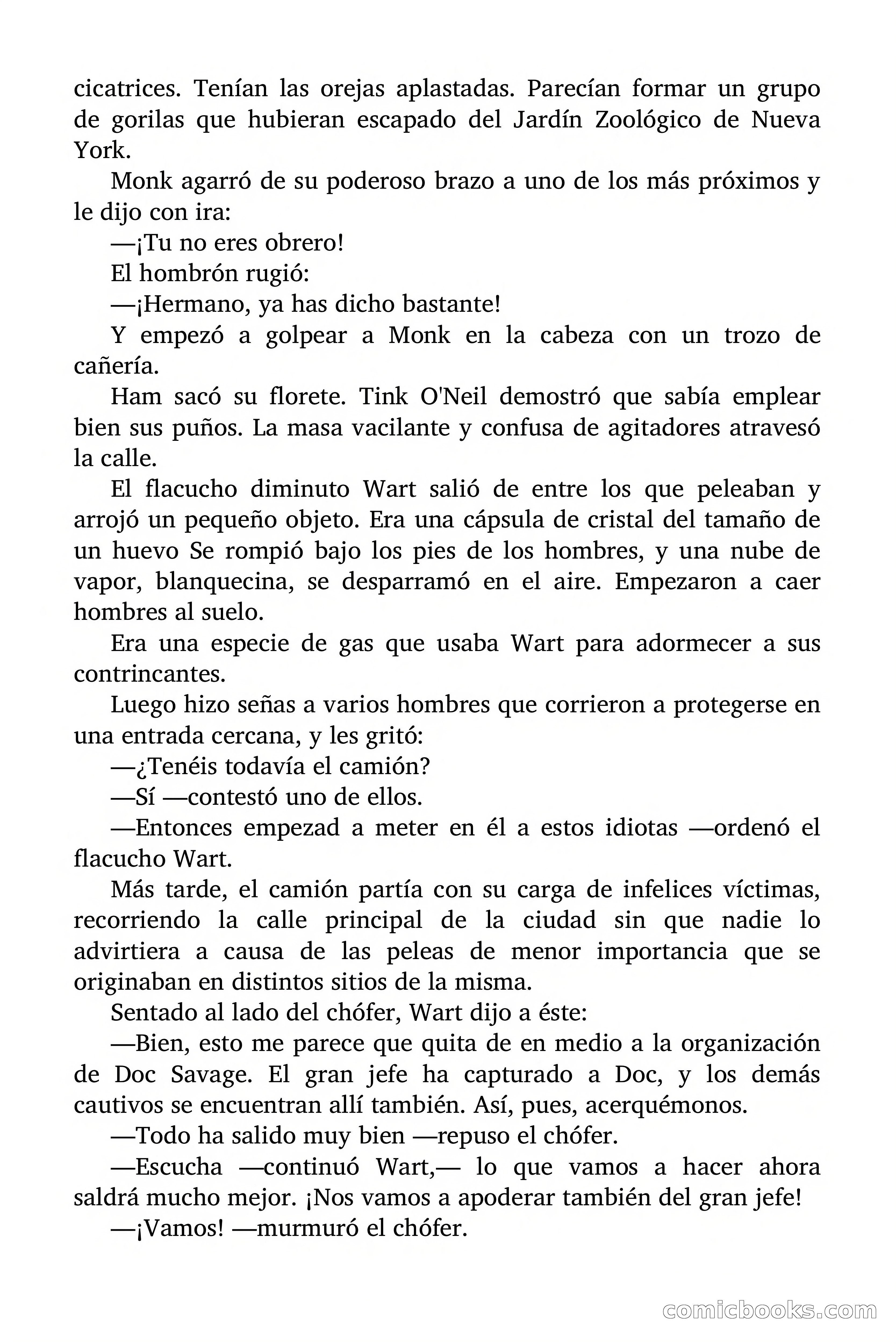 Doc Savage: Los Hombres Moteados — page 109 of 122