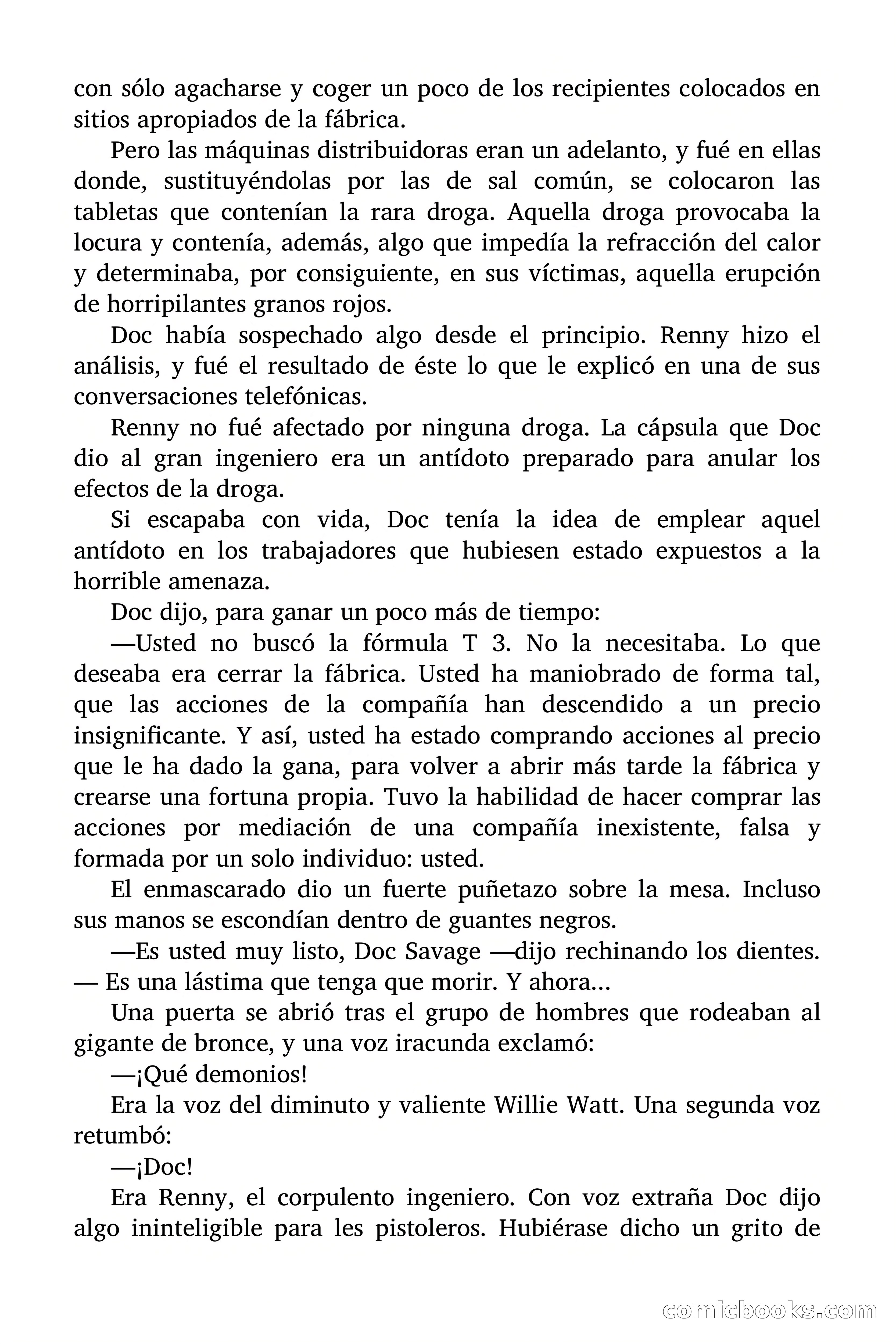 Doc Savage: Los Hombres Moteados — page 111 of 122