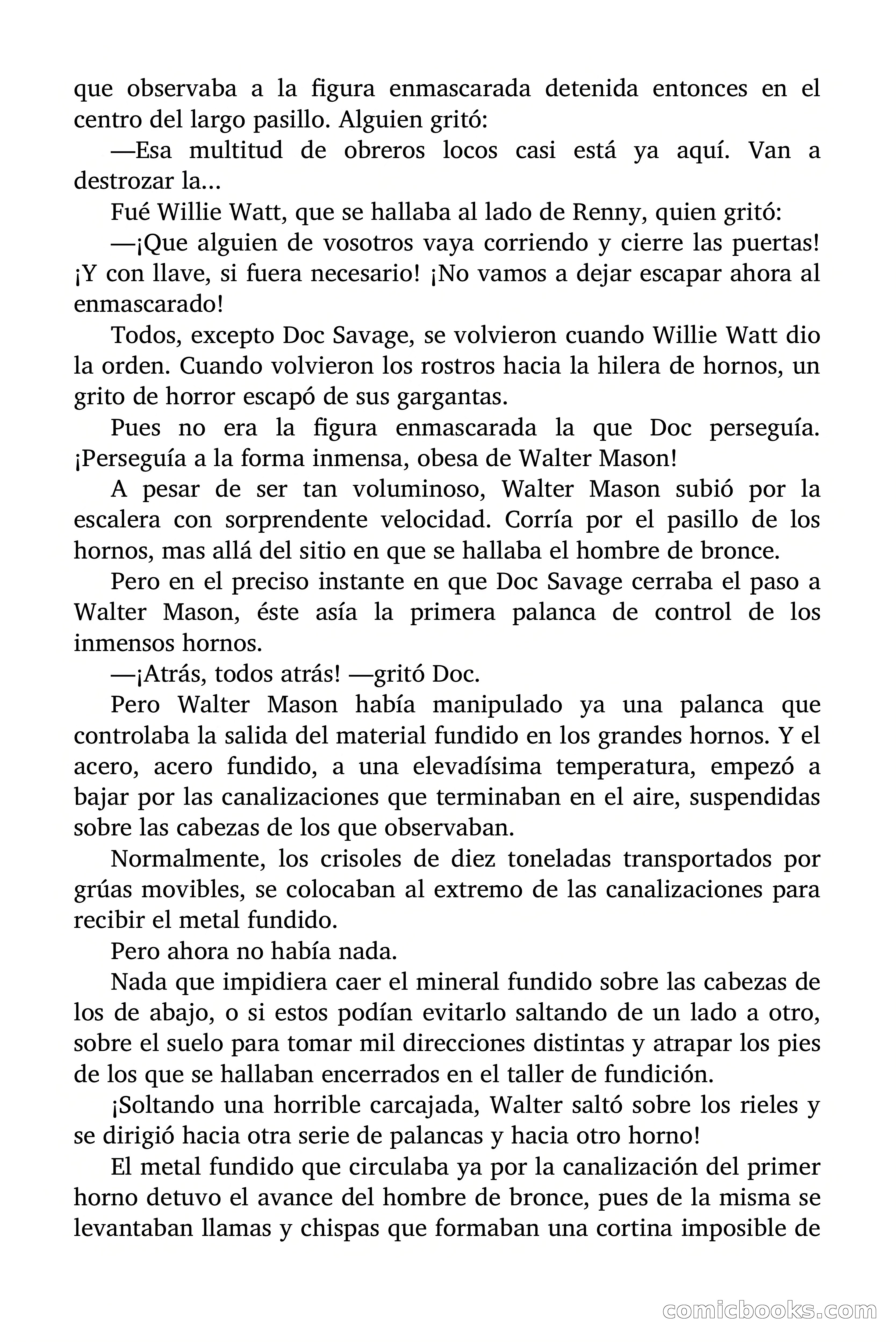 Doc Savage: Los Hombres Moteados — page 117 of 122