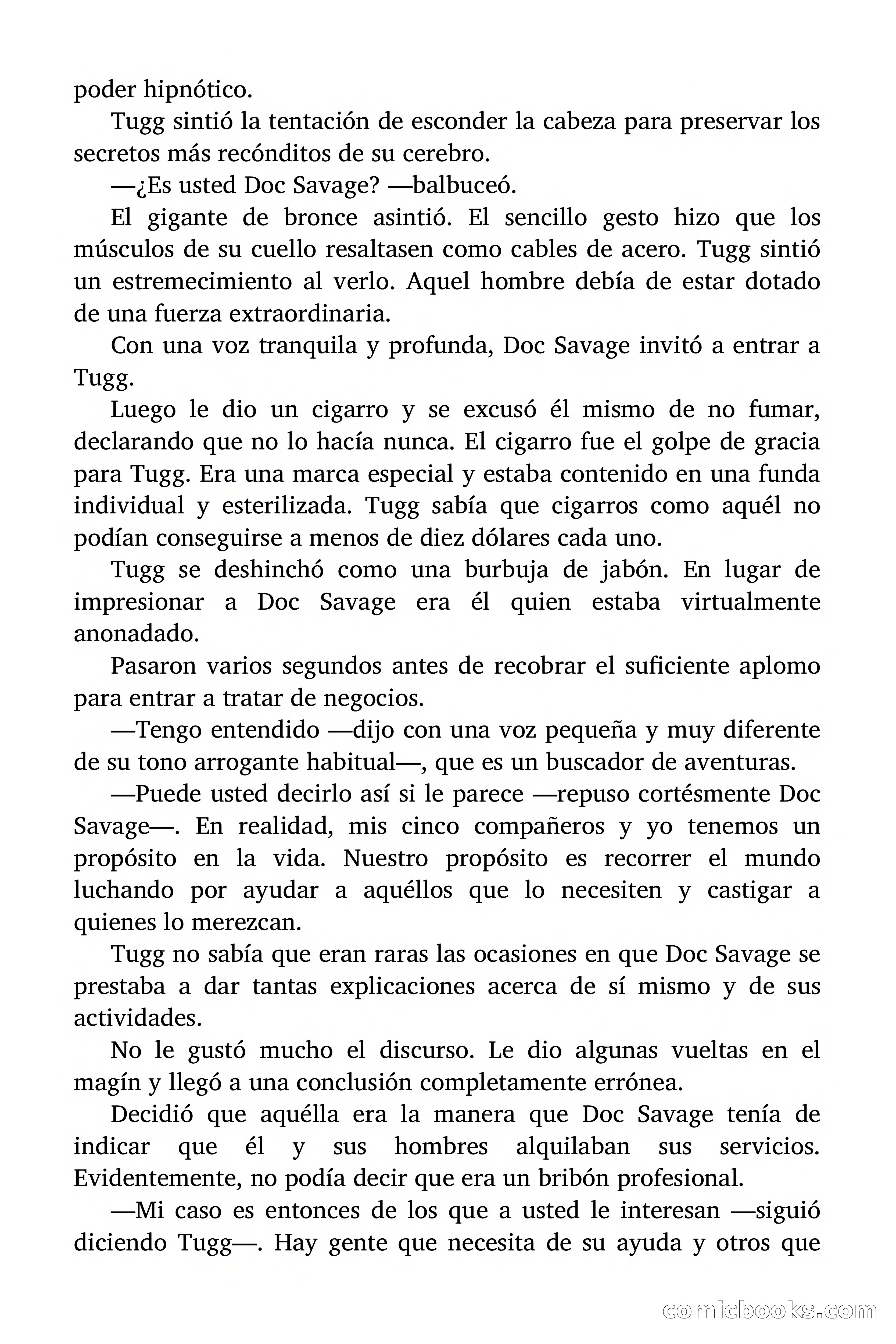 Doc Savage: La Campana Verde — page 21 of 182