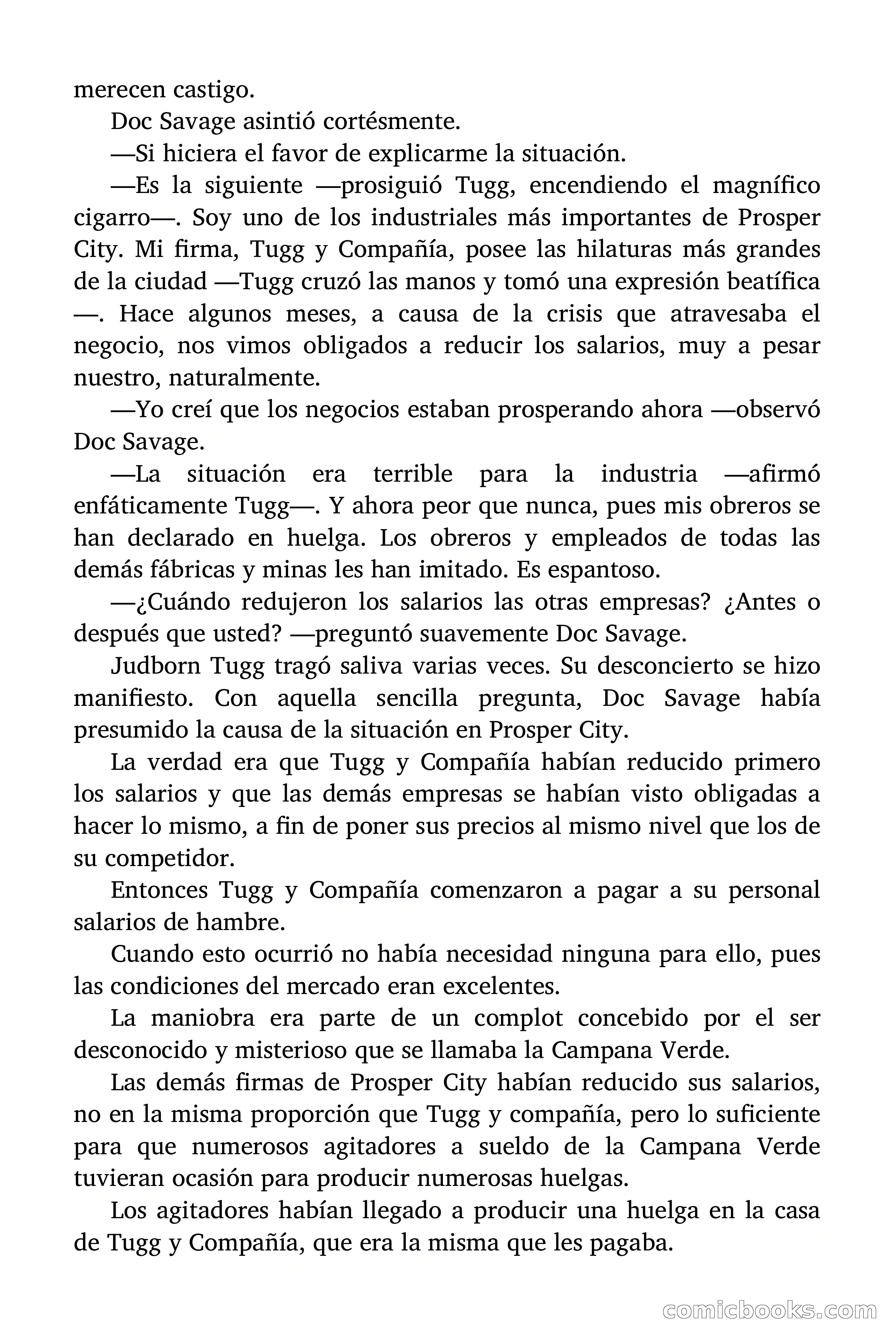 Doc Savage: La Campana Verde — page 22 of 182