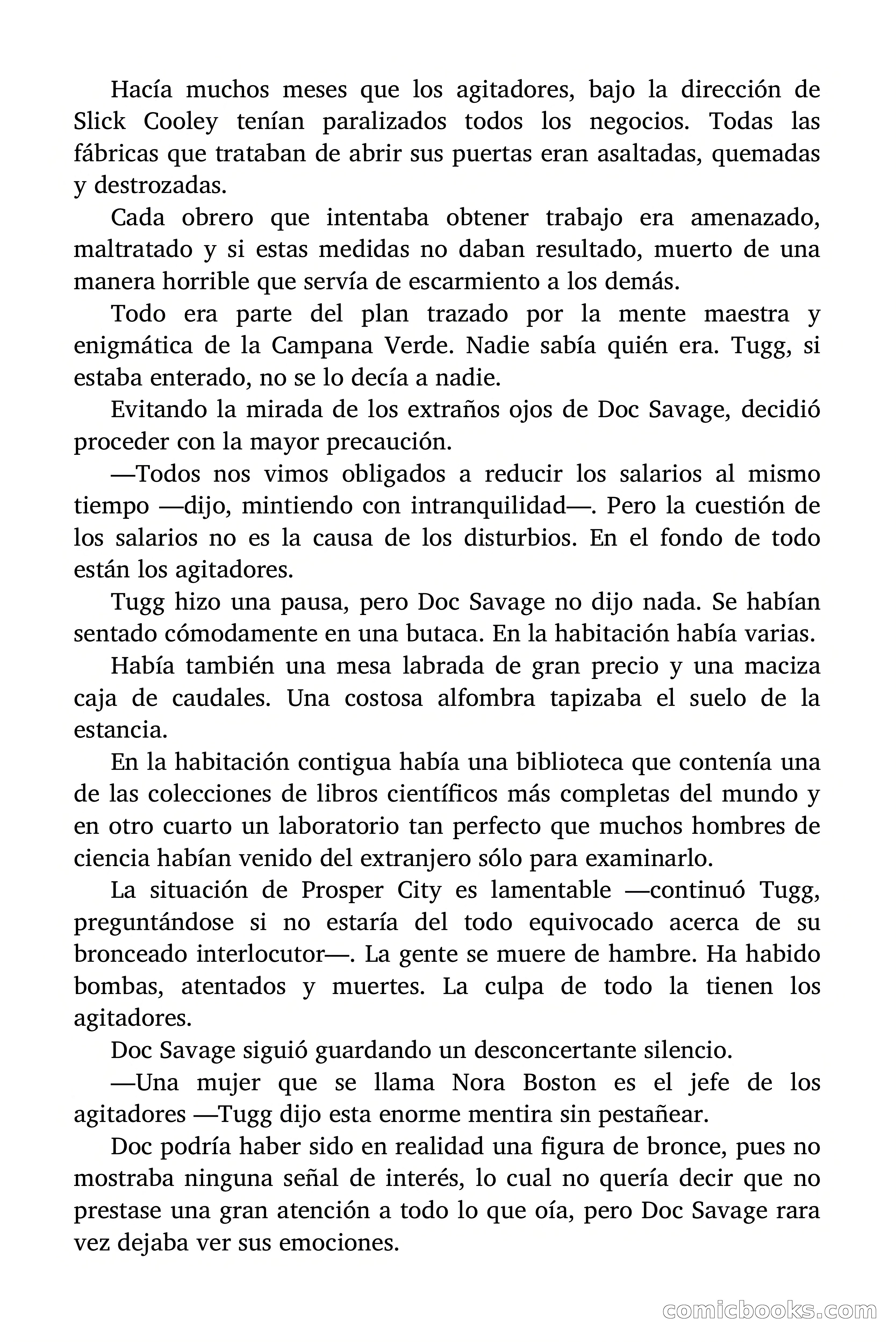 Doc Savage: La Campana Verde — page 23 of 182