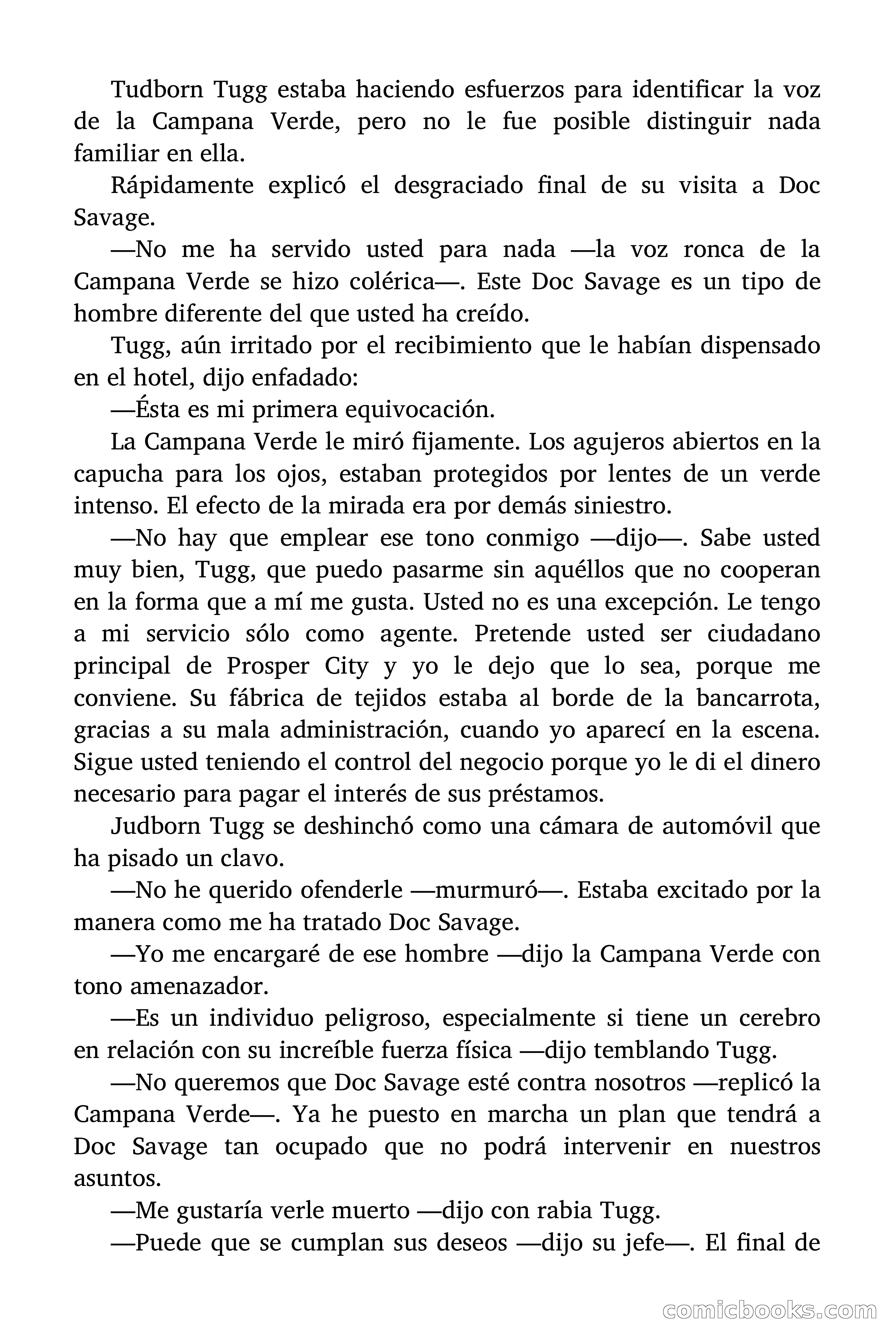 Doc Savage: La Campana Verde — page 33 of 182