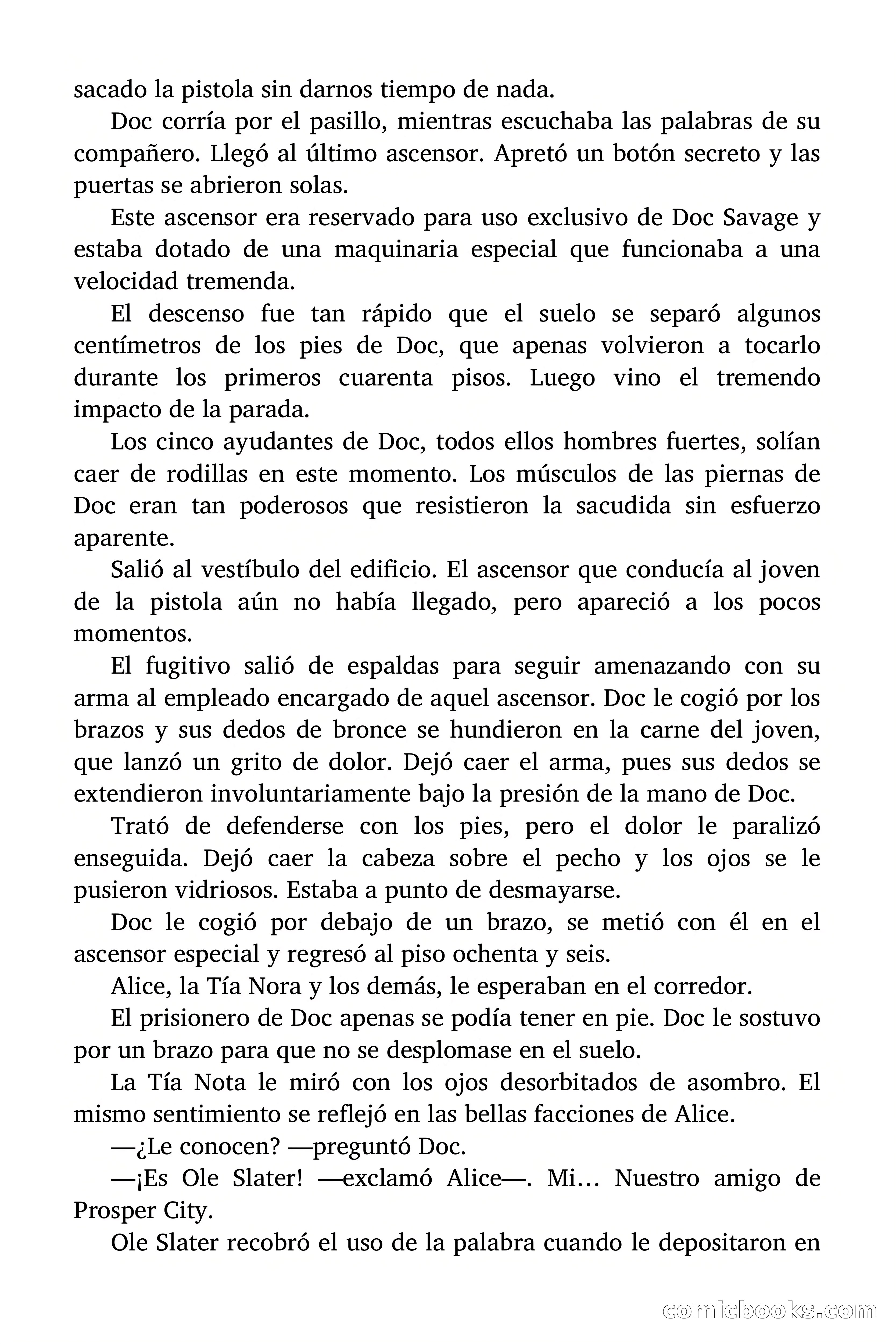 Doc Savage: La Campana Verde — page 39 of 182