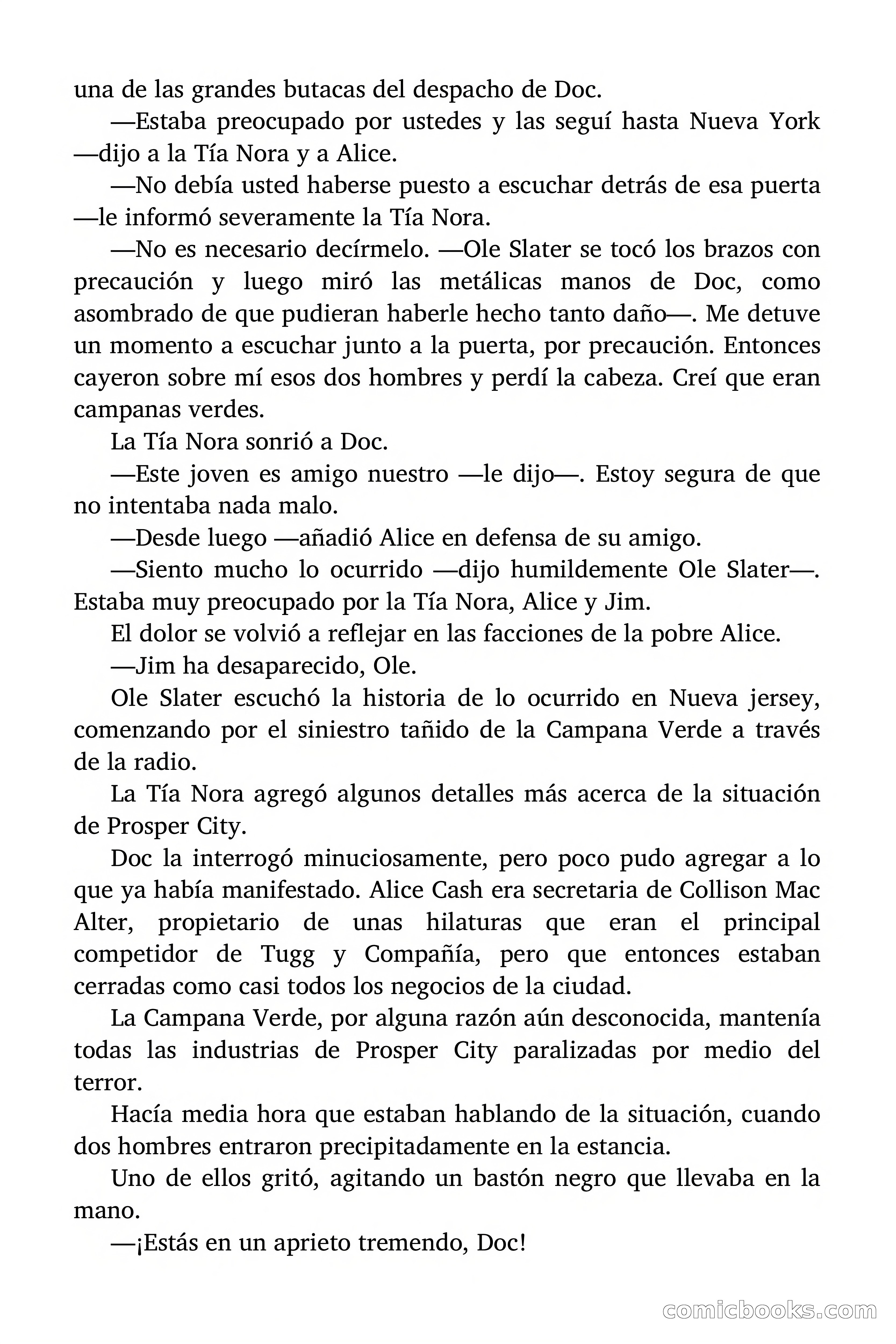 Doc Savage: La Campana Verde — page 40 of 182