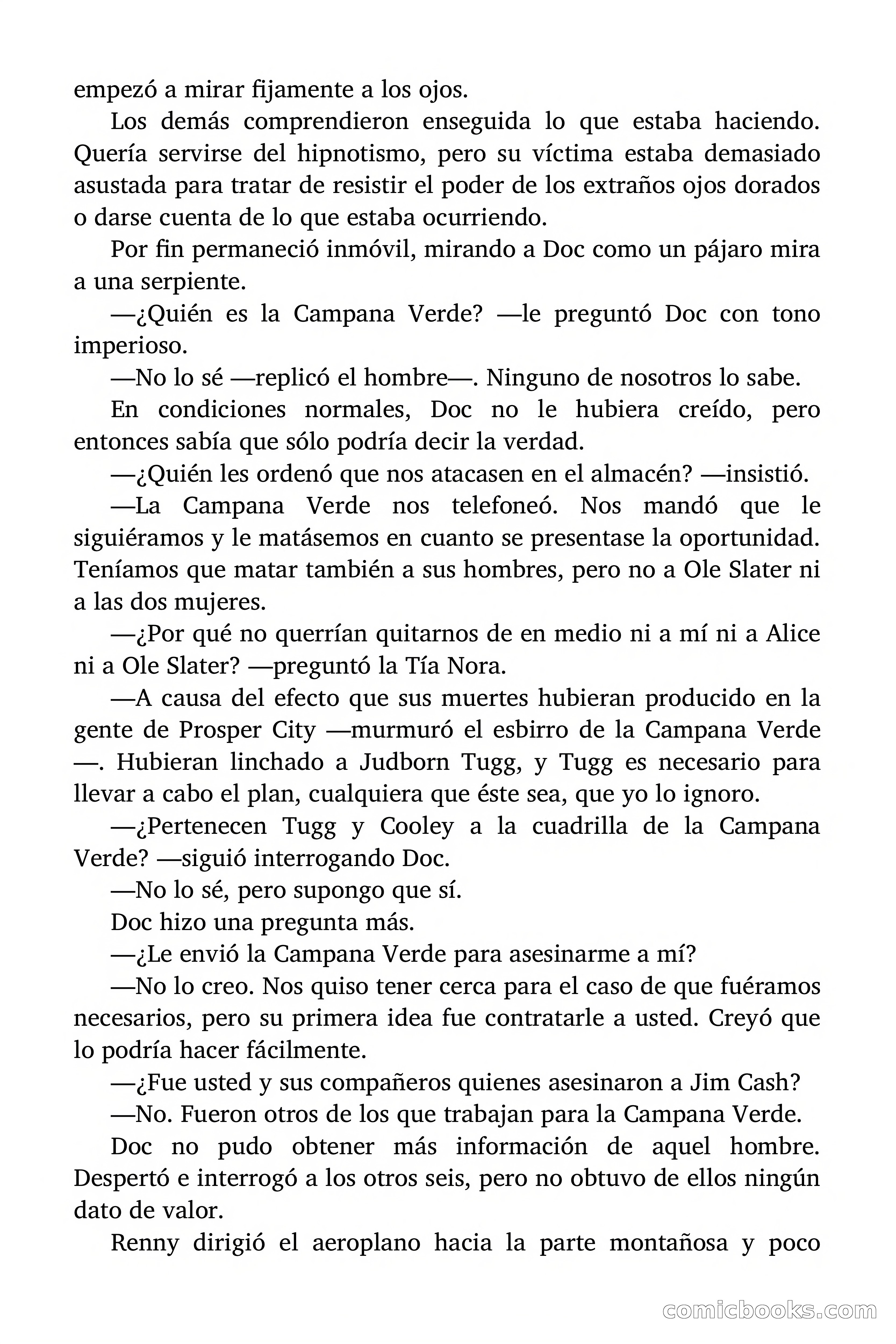 Doc Savage: La Campana Verde — page 55 of 182