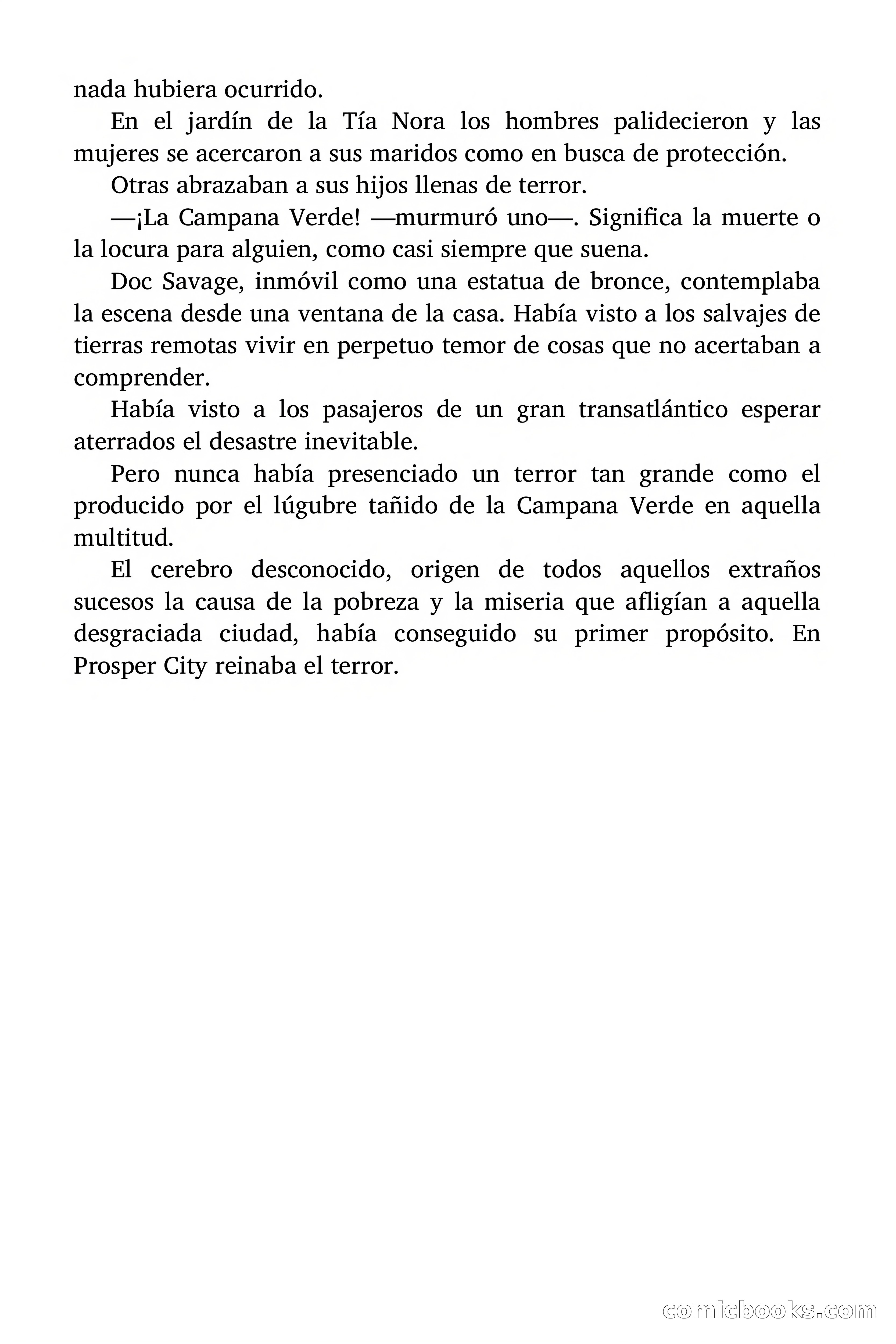 Doc Savage: La Campana Verde — page 70 of 182
