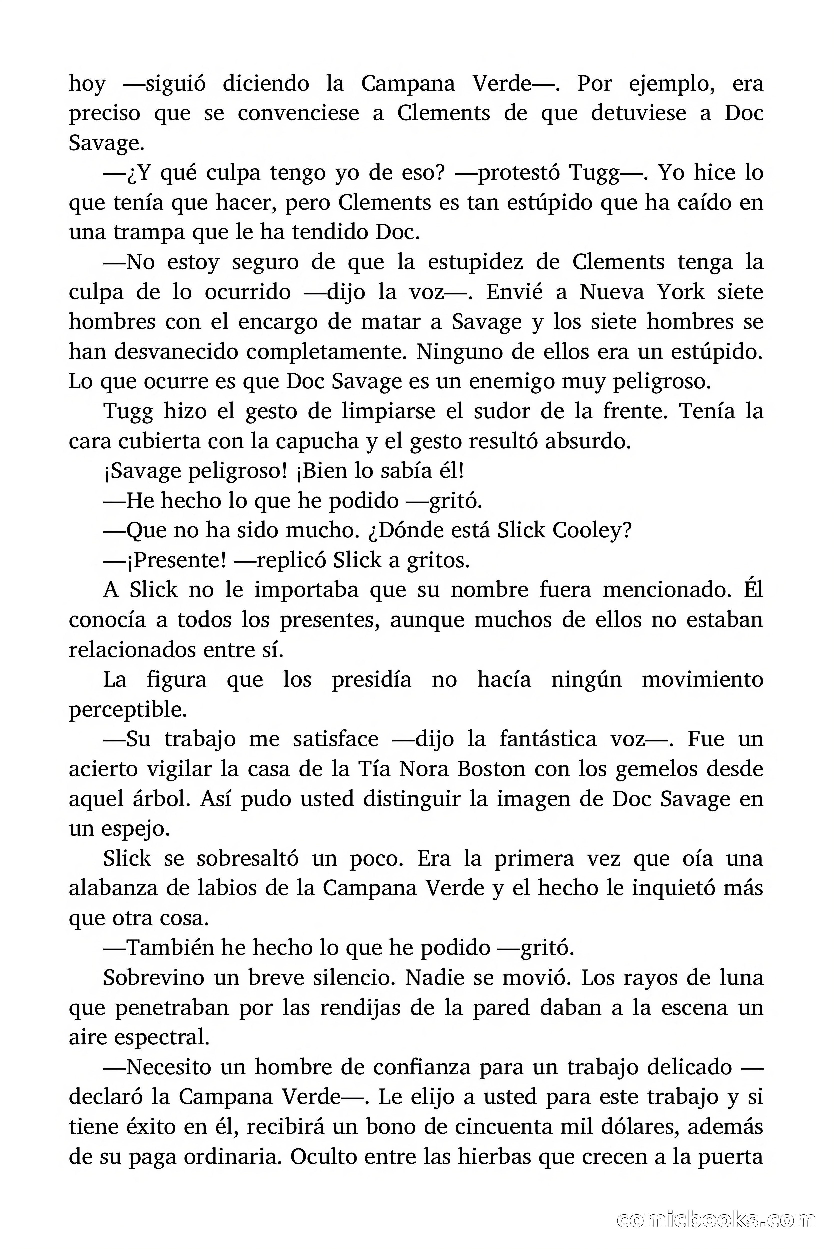 Doc Savage: La Campana Verde — page 74 of 182